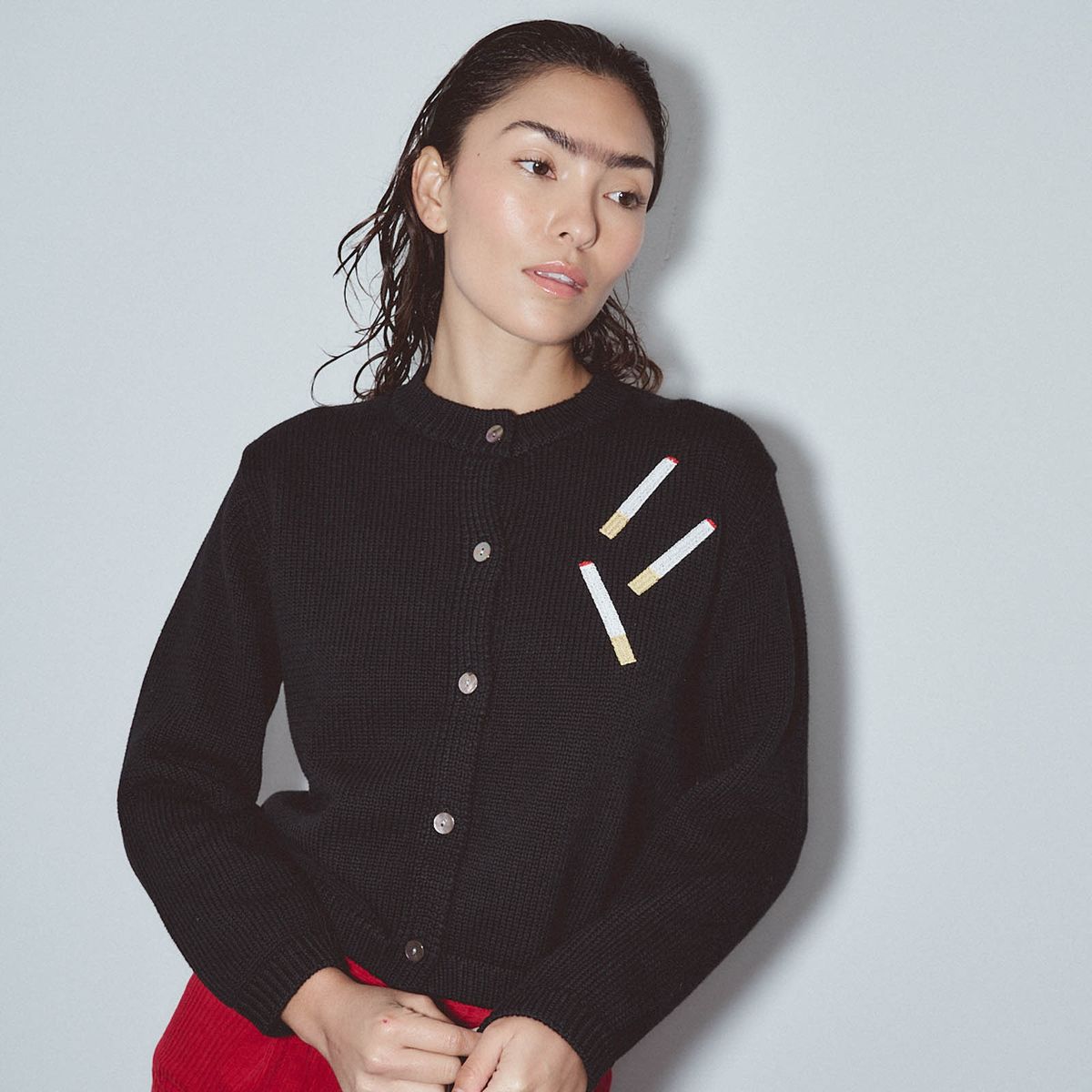 Mr Rogers Cigarette Cardigan