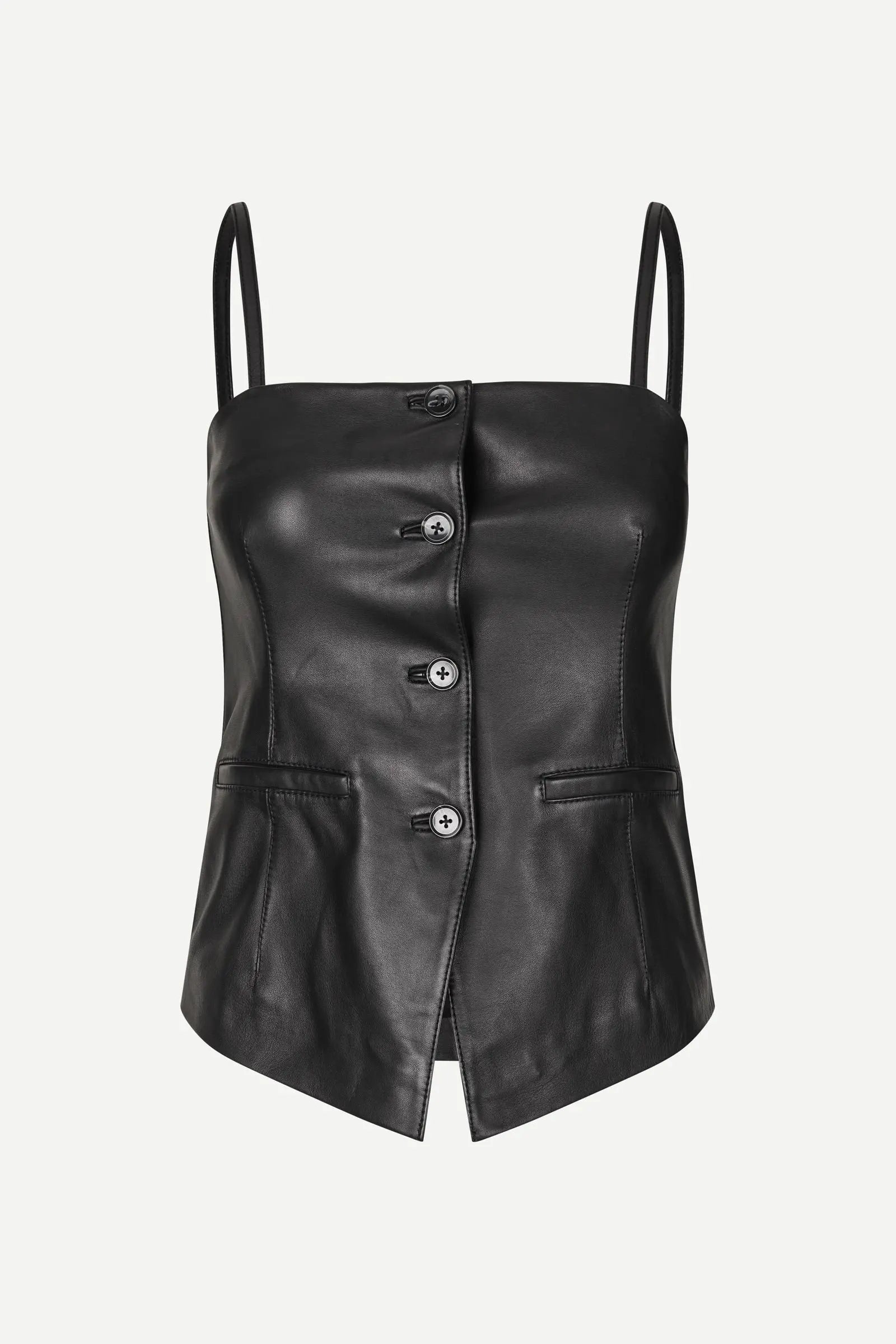 Sacio Leather Top