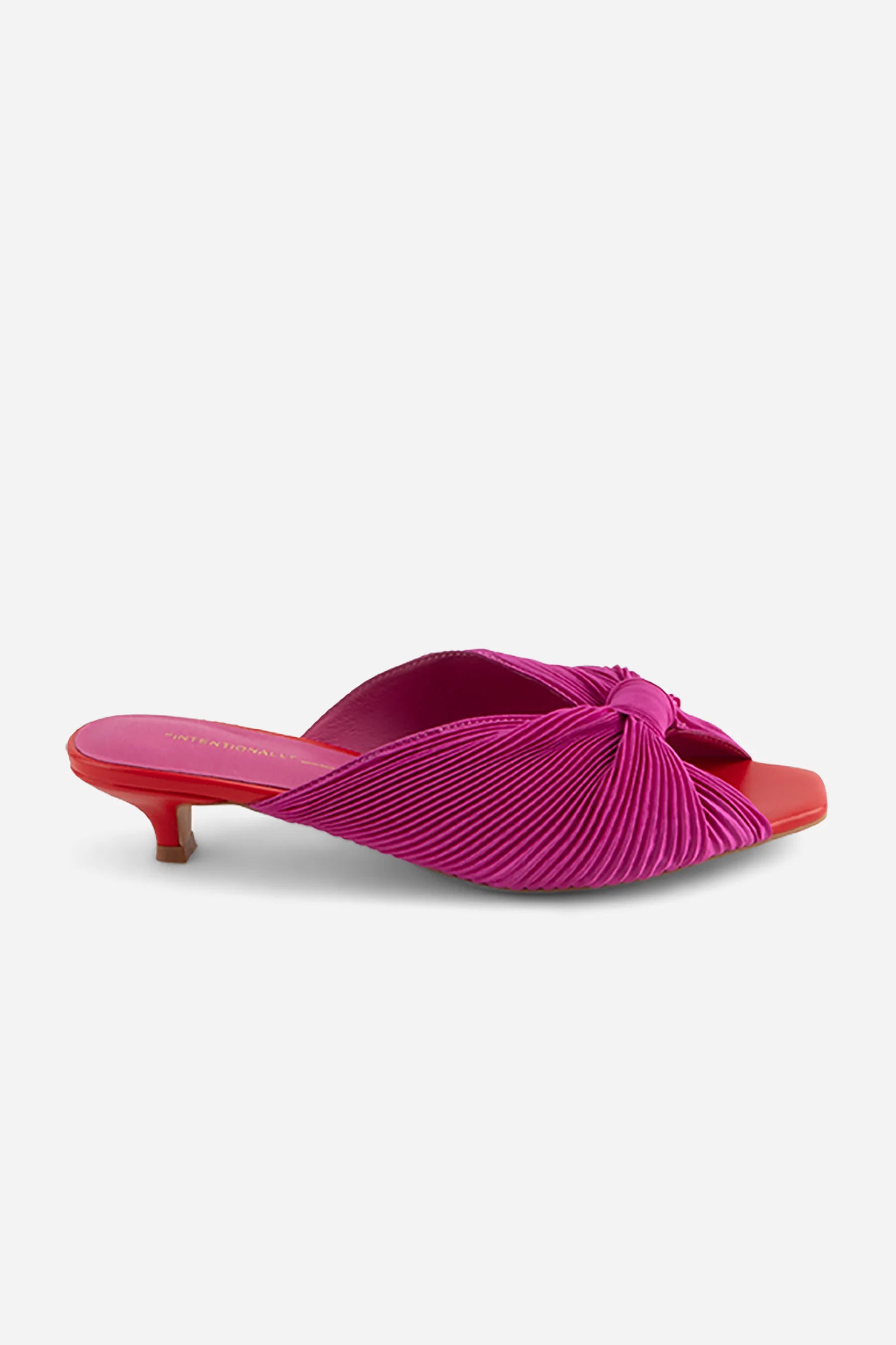 Curfew Kitten Heel Satin Sandal