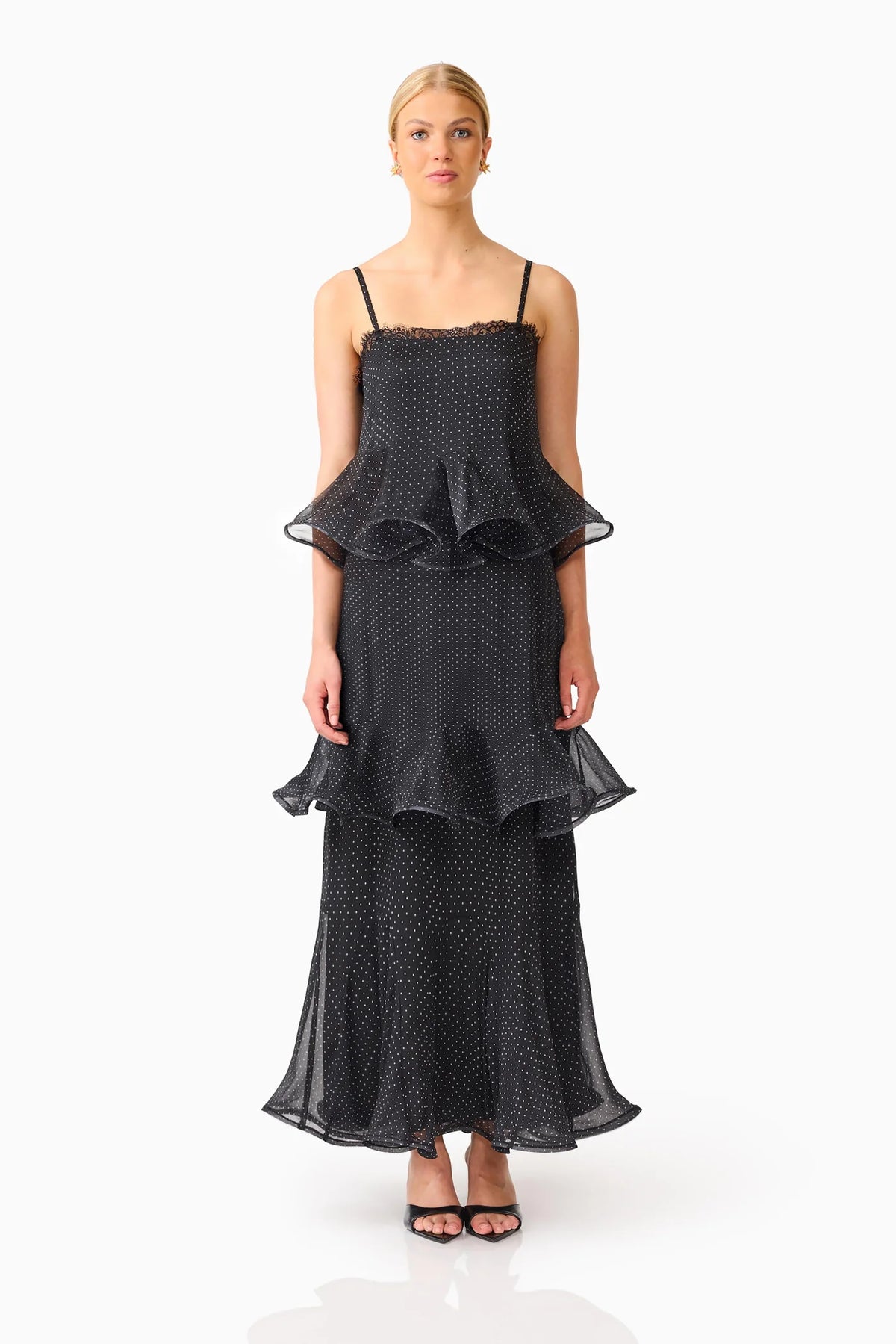 Bellini Square Neck Maxi Dress