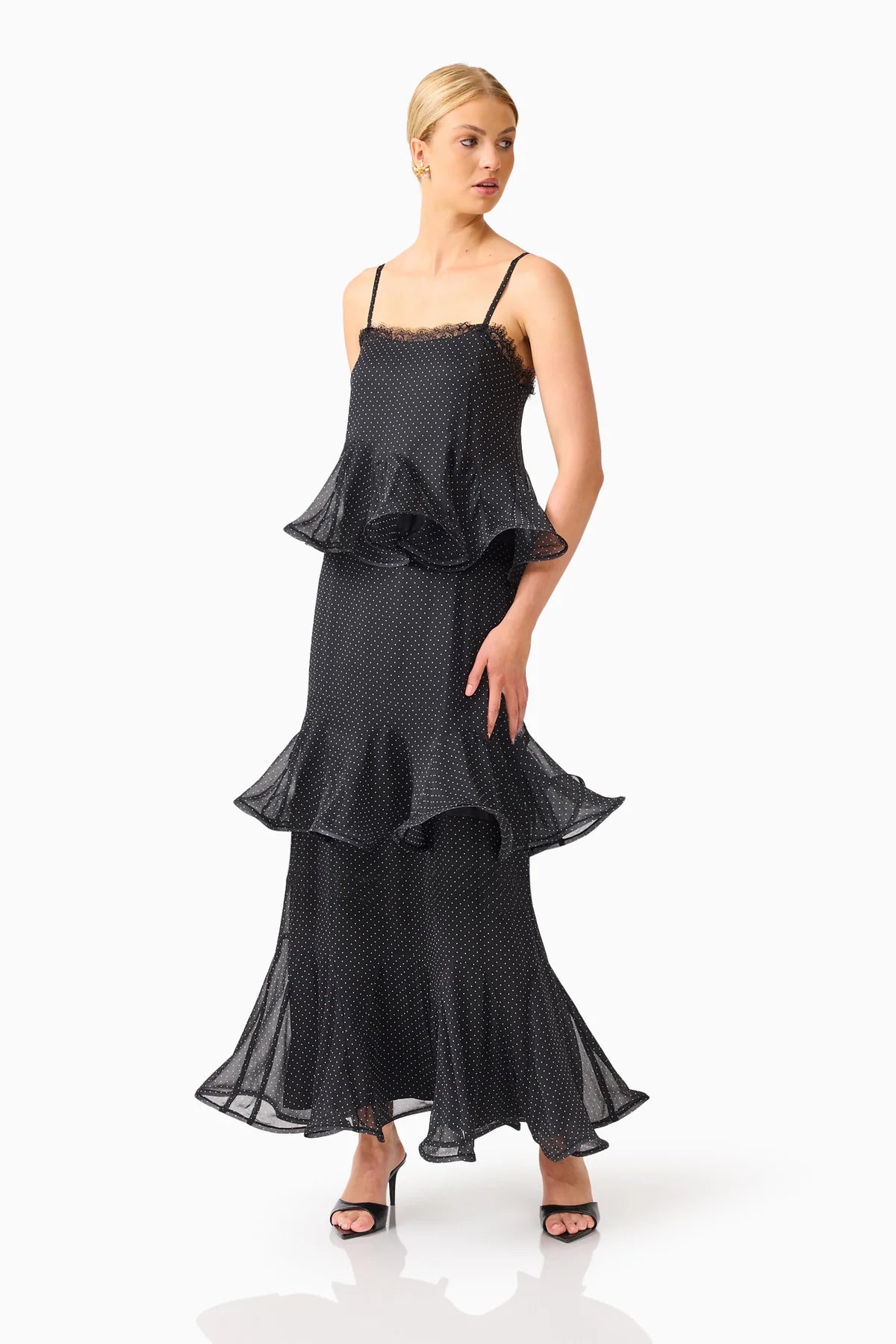 Bellini Square Neck Maxi Dress