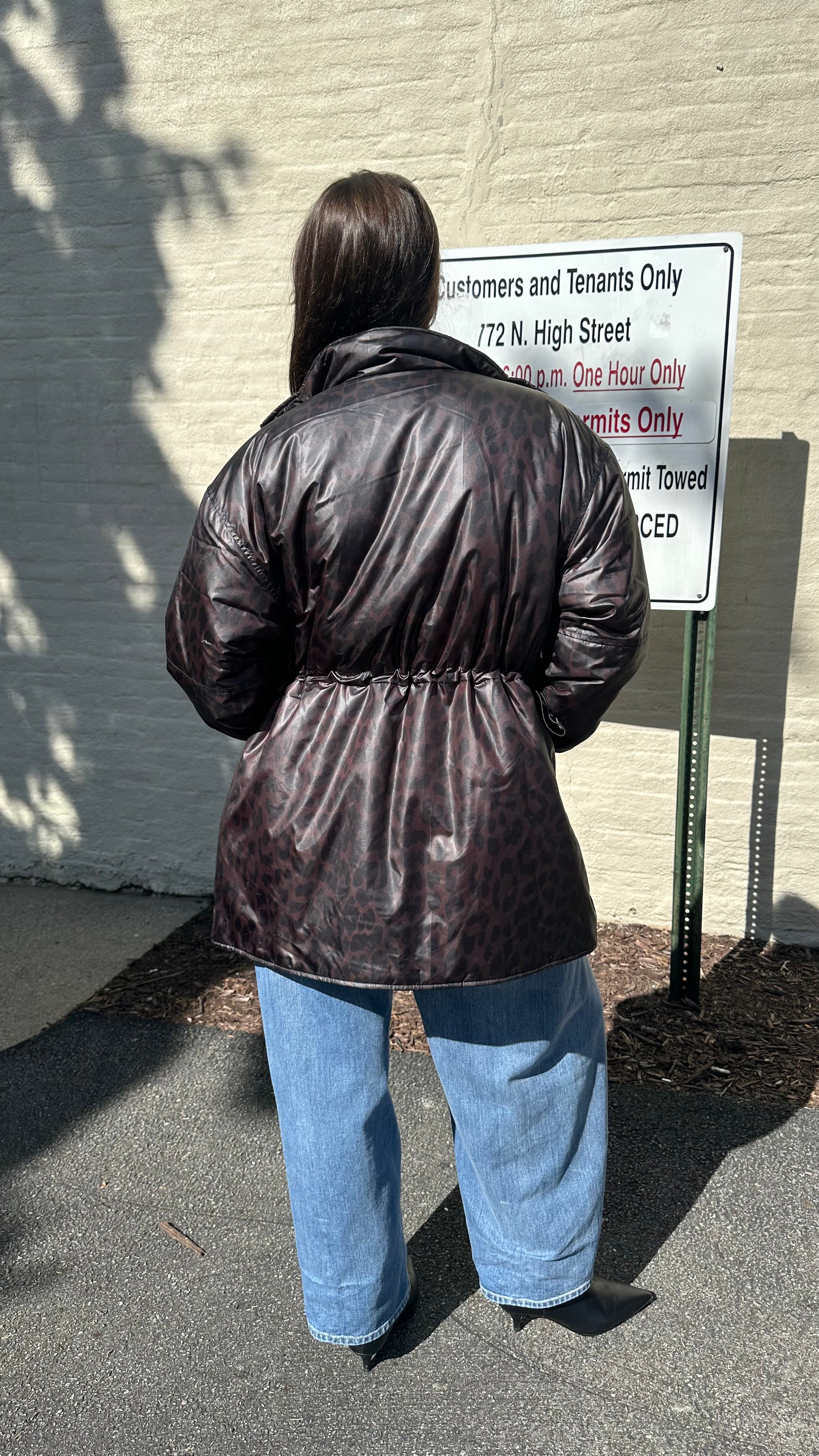 Blouson Long Leopard