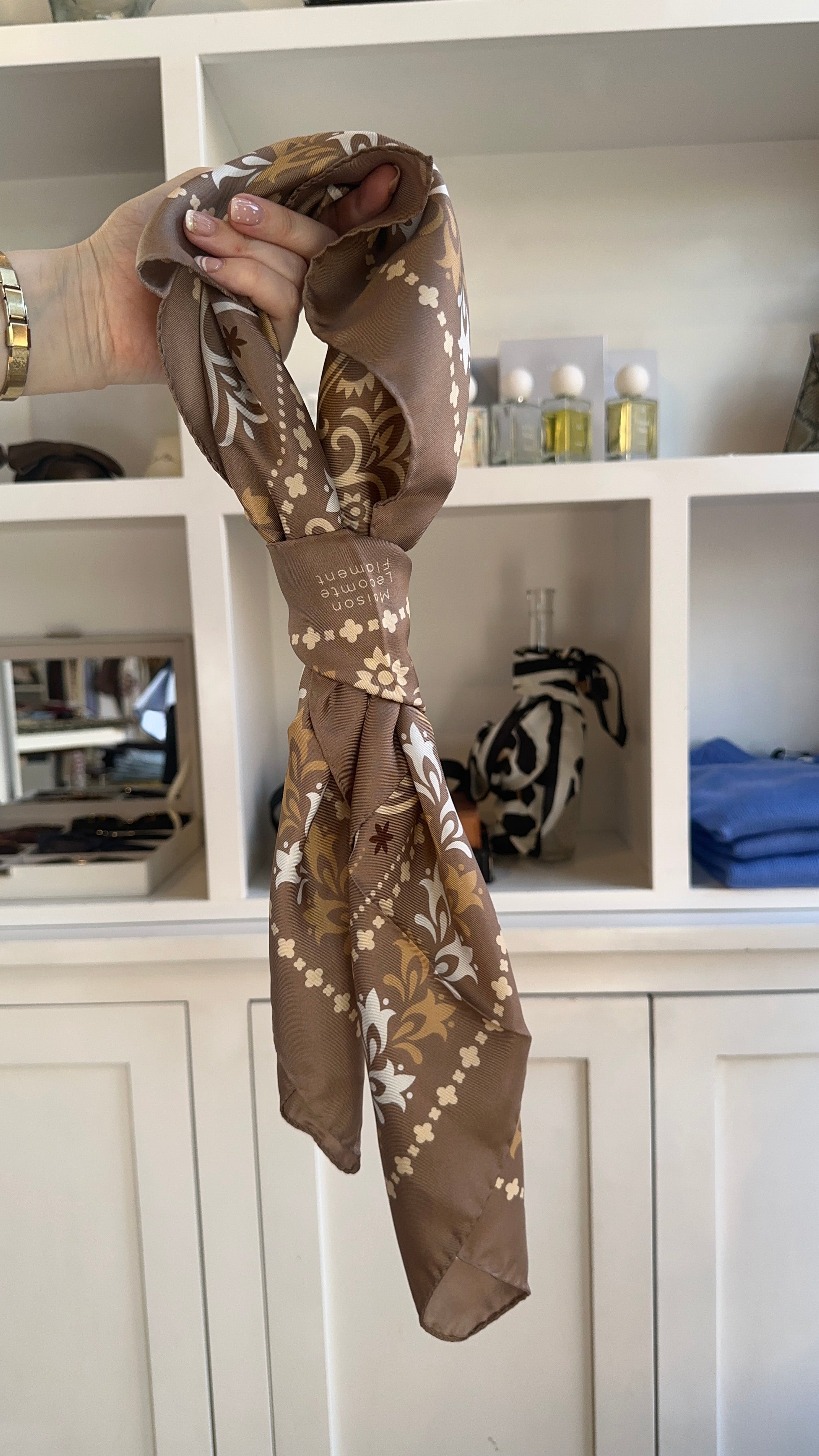 Bandana Silk Scarf