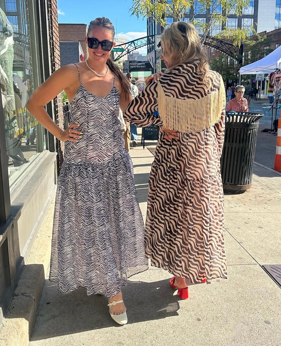 Cecilia Printed Midi Dress