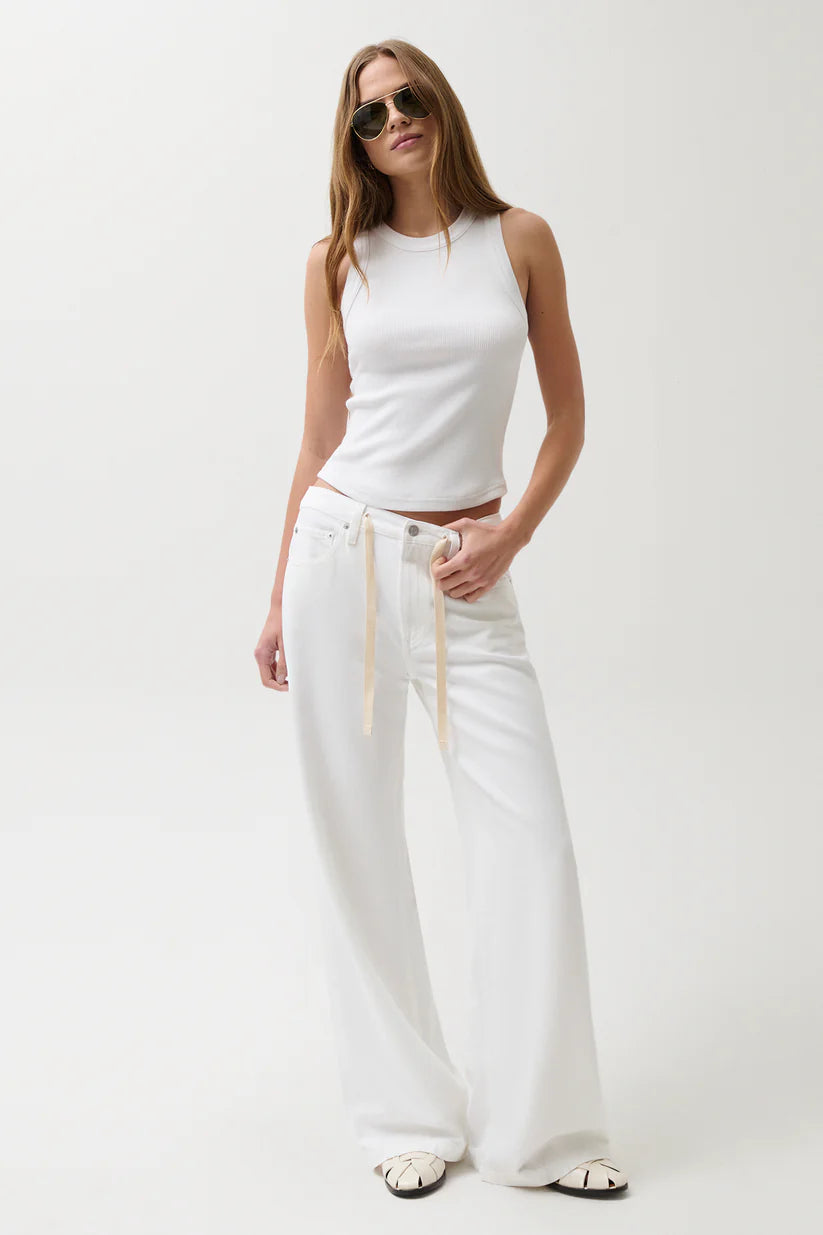 Jadyn Mid Rise Drawstring Jean