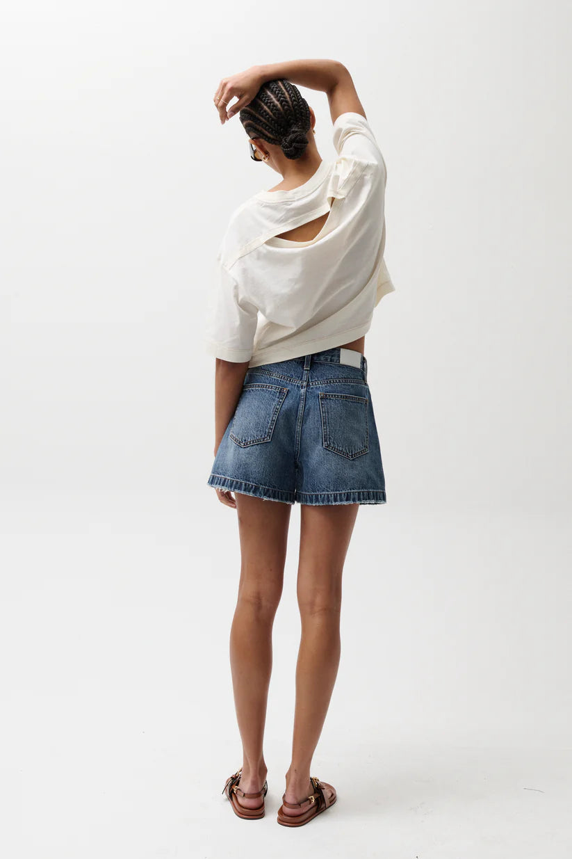 Saige High Rise A-line Short