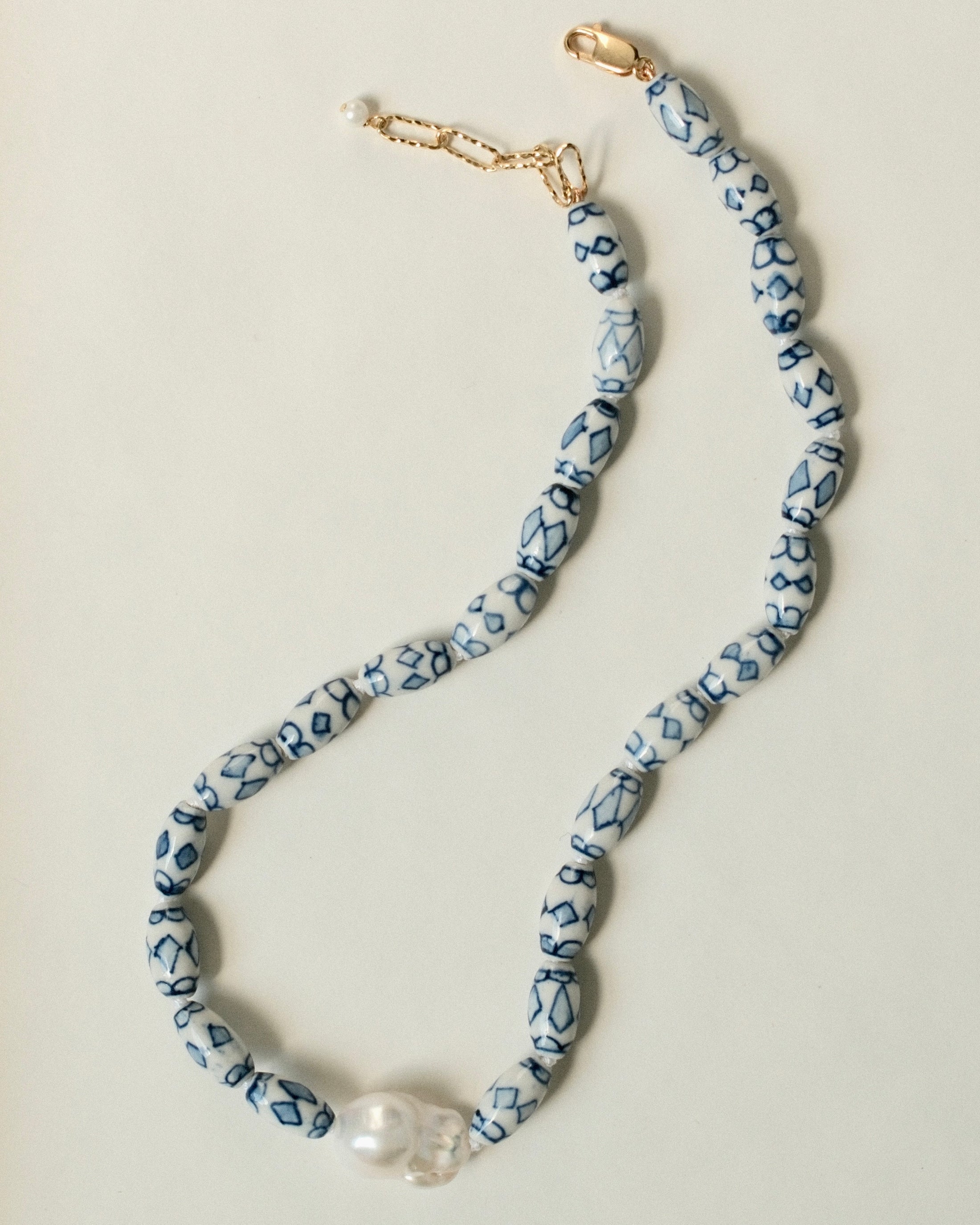 Porcelain Tide Necklace