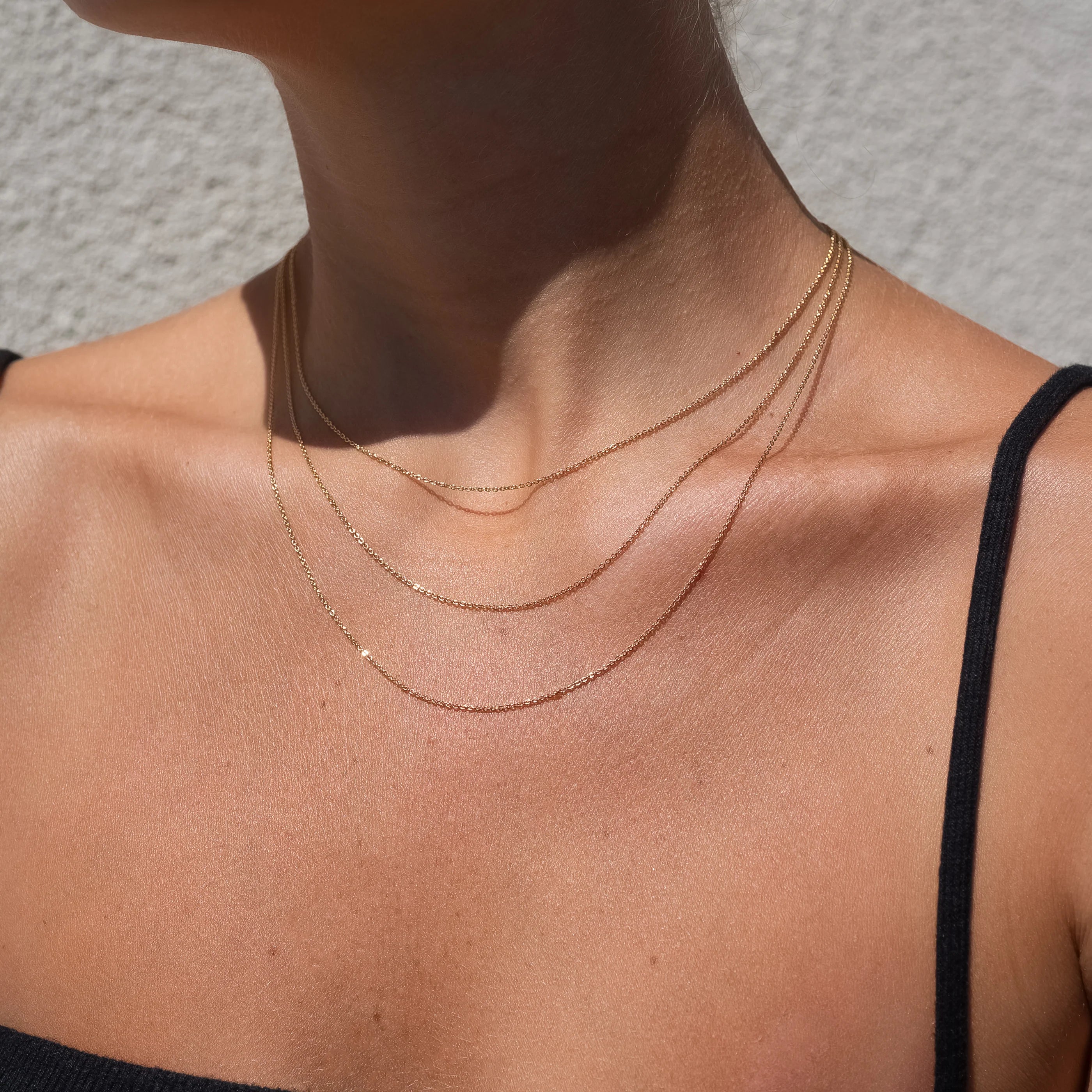 Rae Cable Chain Necklace 14-16"