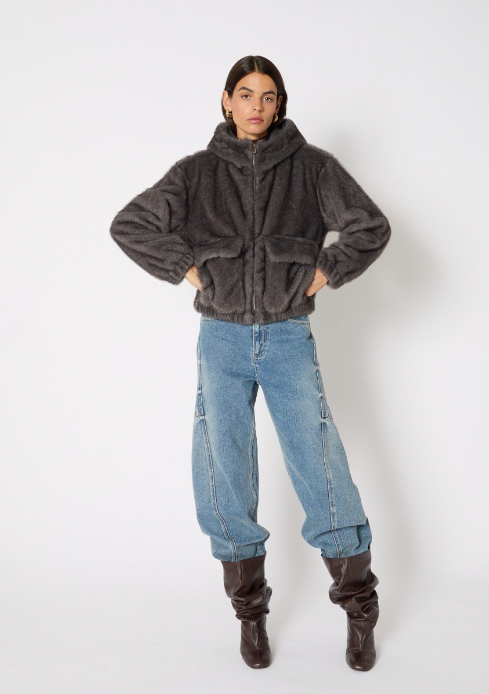 Vatoulo Faux Fur Coat