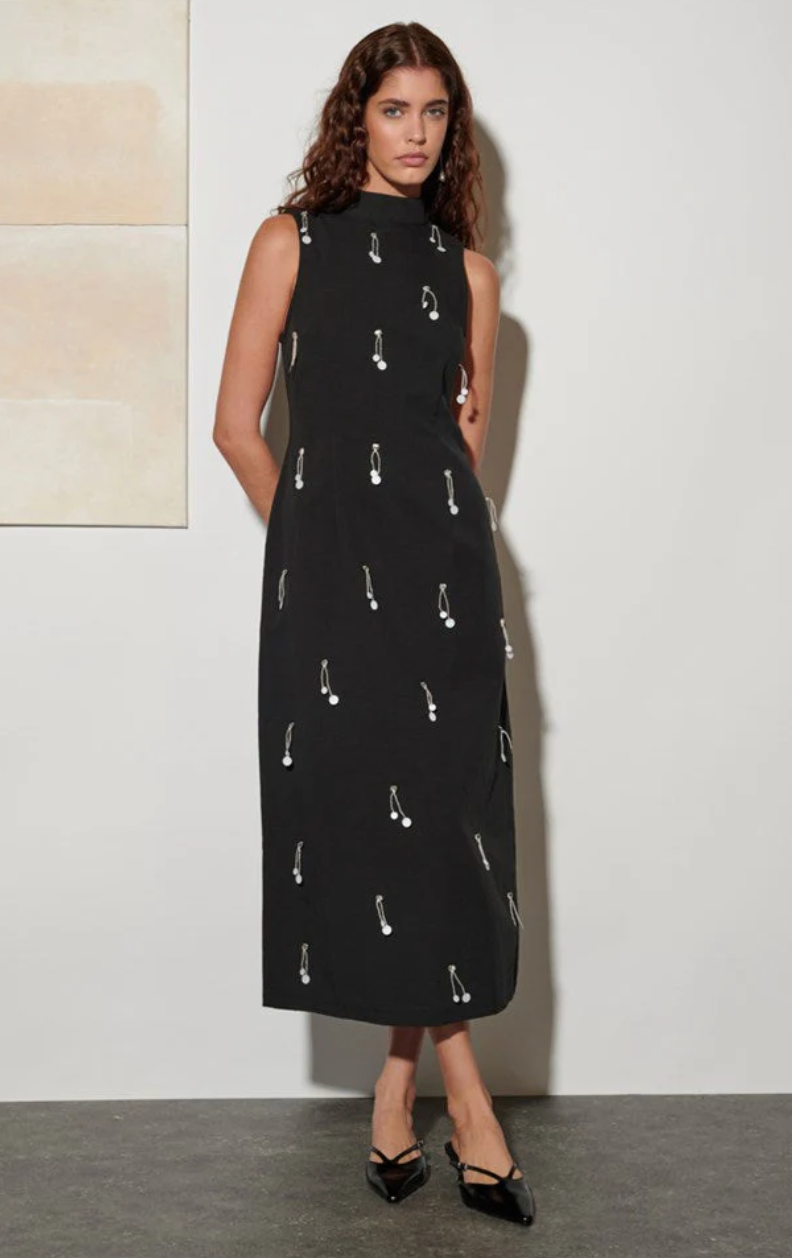 Augusta Embellished Midi Dress