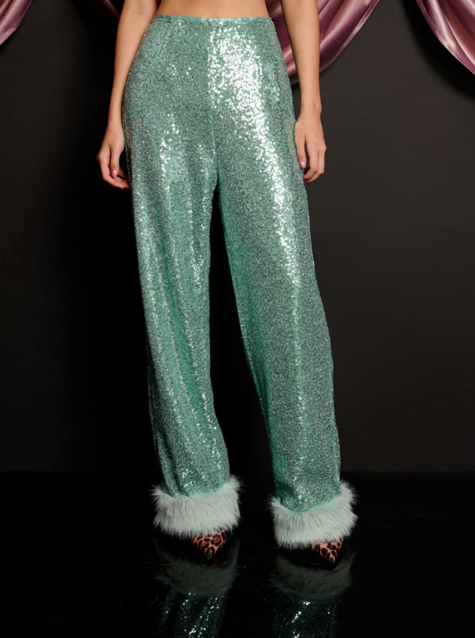 Disco Darling Sequin Trousers