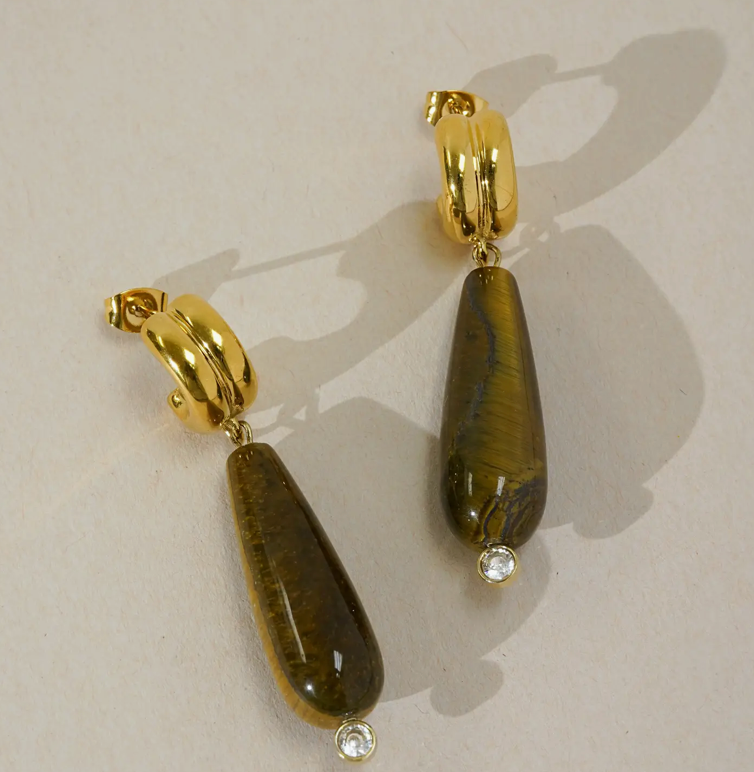 Blunt Droplet Earring