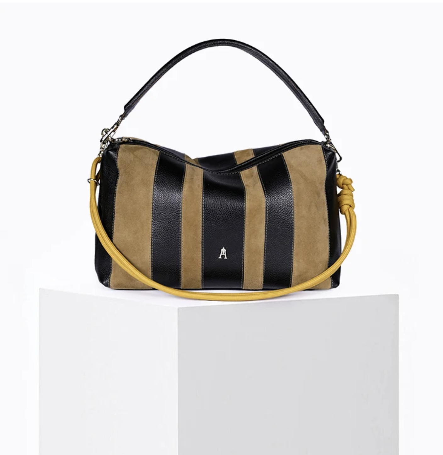 Halo Stripe Noir Sepia