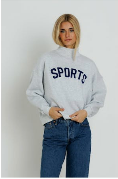 Mockneck Sweatshirt