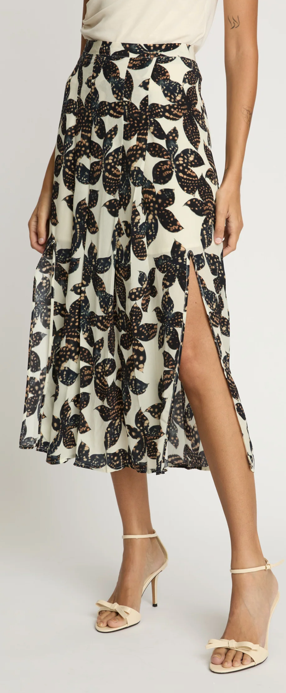 Glenda Printed Skirt