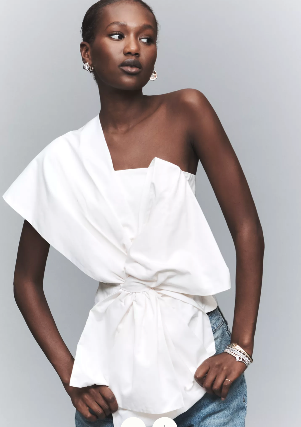 Gia Off-Shoulder Twist Front Top