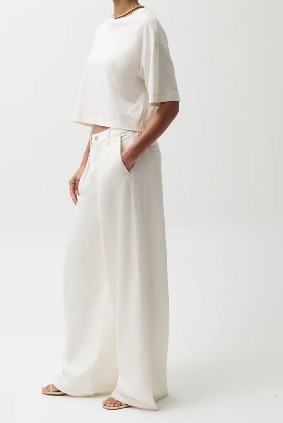 Delphine Pleated Wide Leg