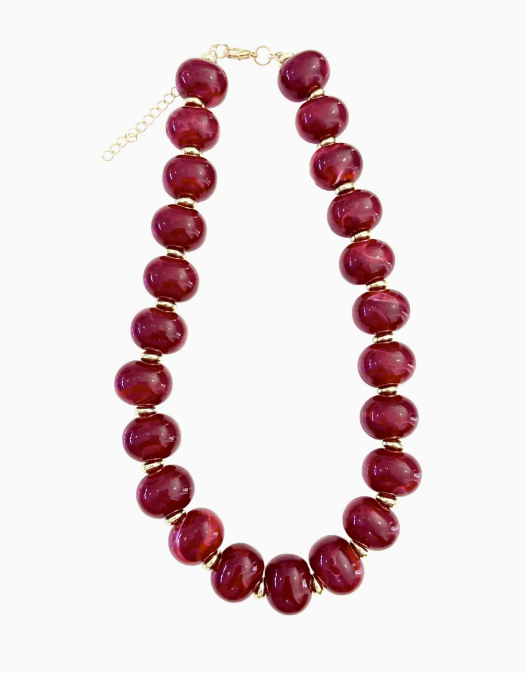 Marble Chunky Beaded Necklace