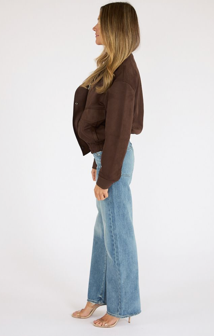 Marceau Faux Suede Jacket