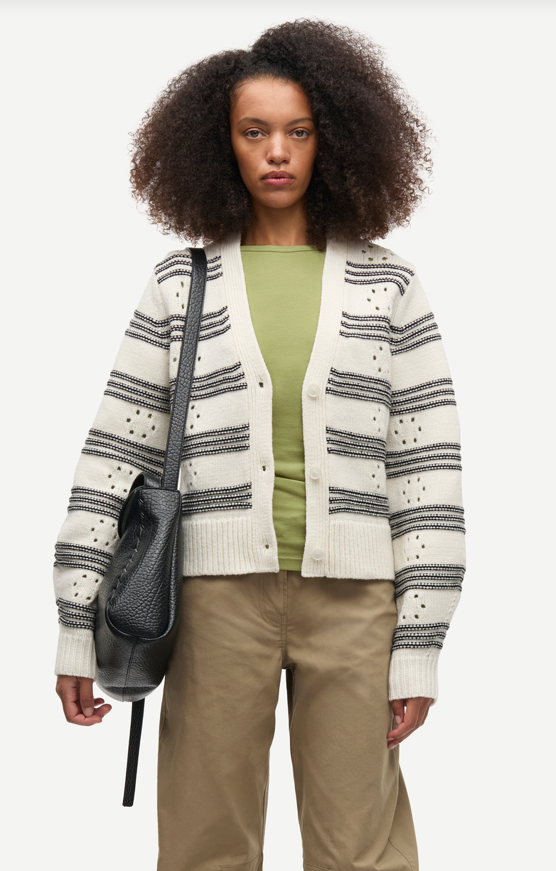 Sapolly Pointelle Cardigan