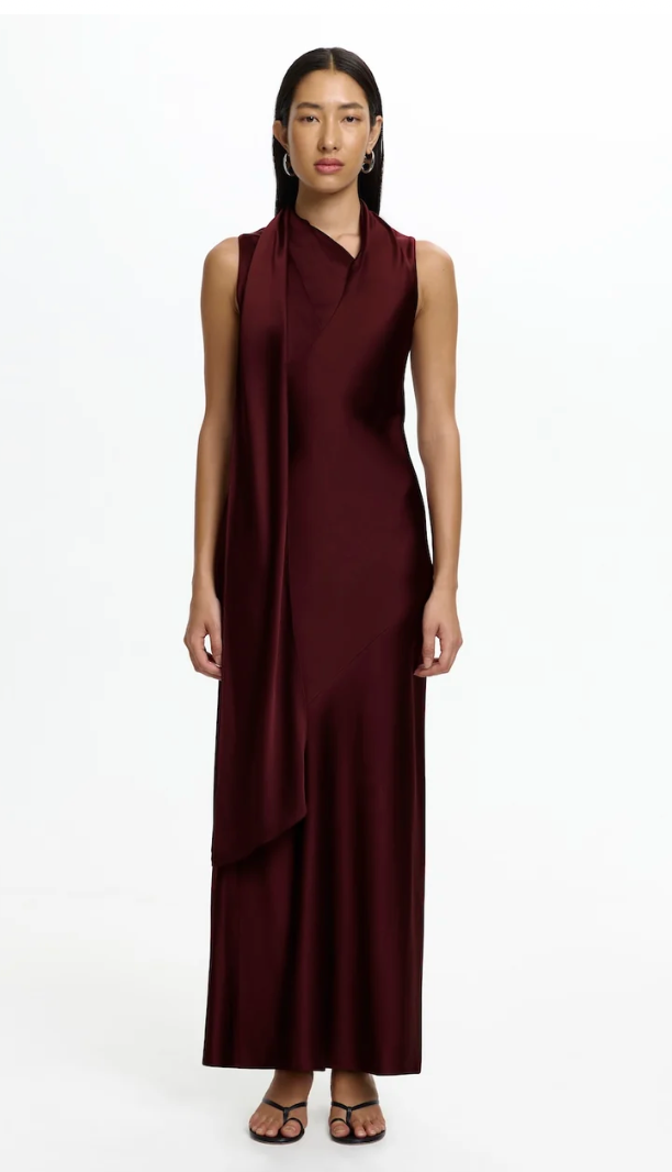 Daria Maxi Scarf Dress