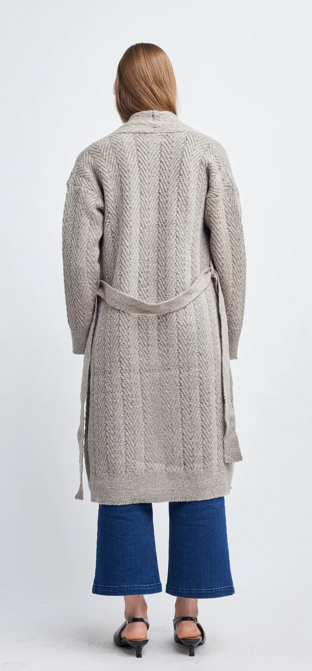 River Herringbone Duster