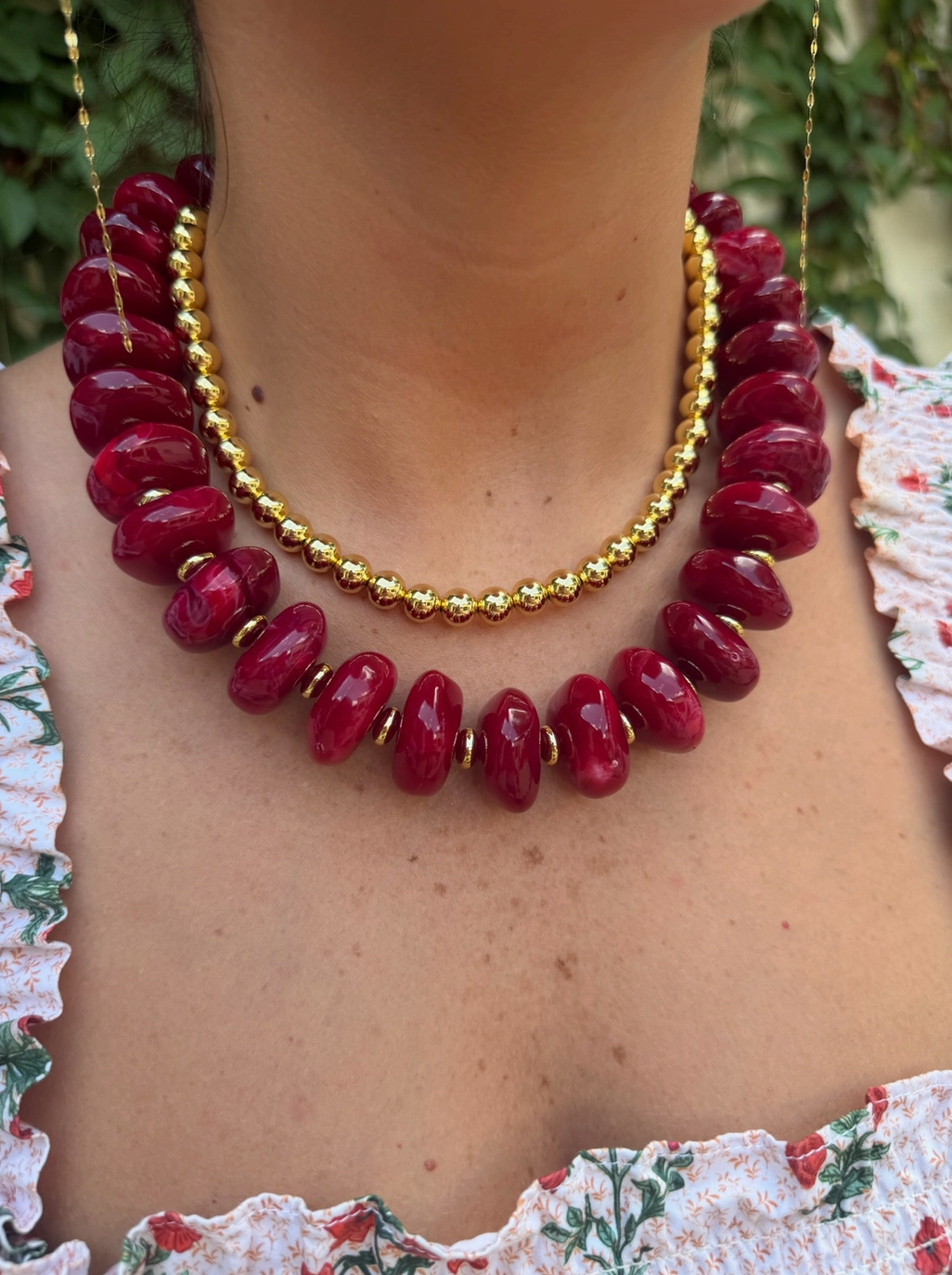 Randi Chunky Beaded Necklace