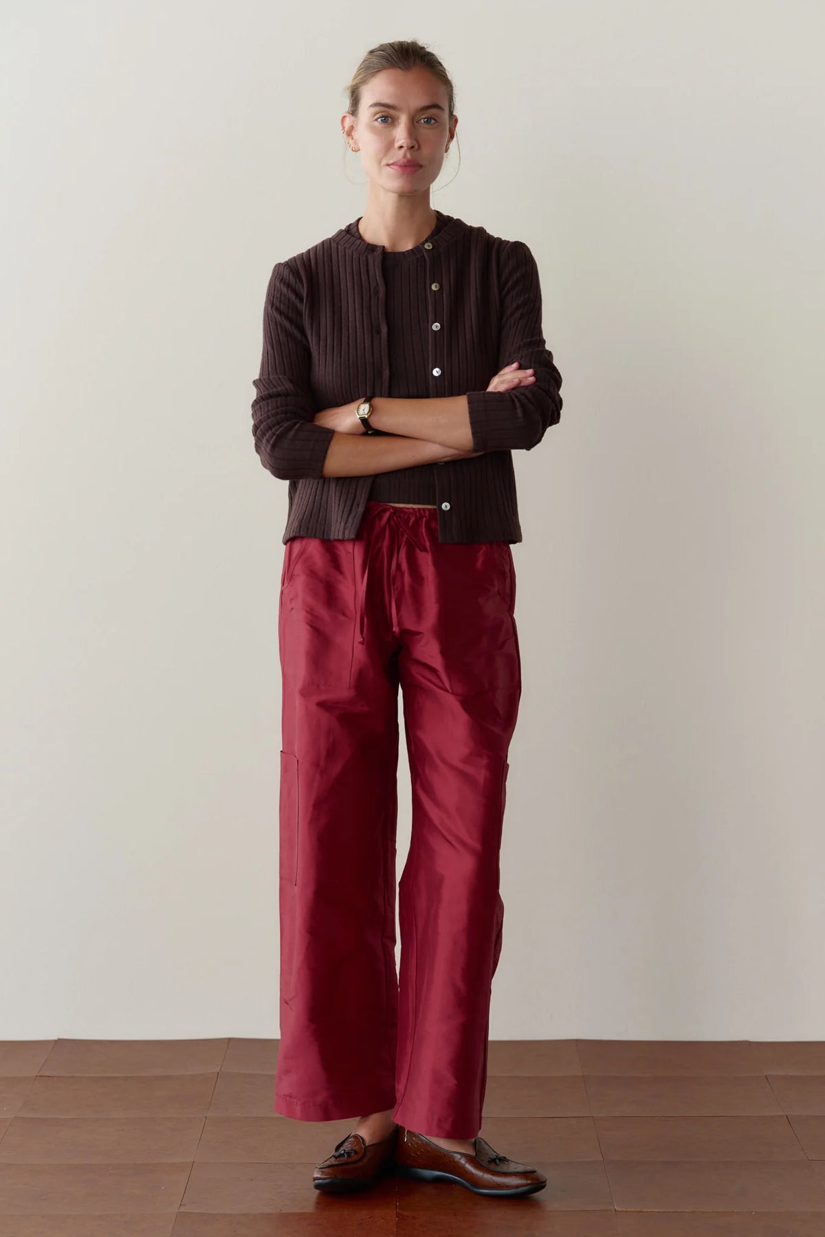 Sik Taffeta Cargo Pant