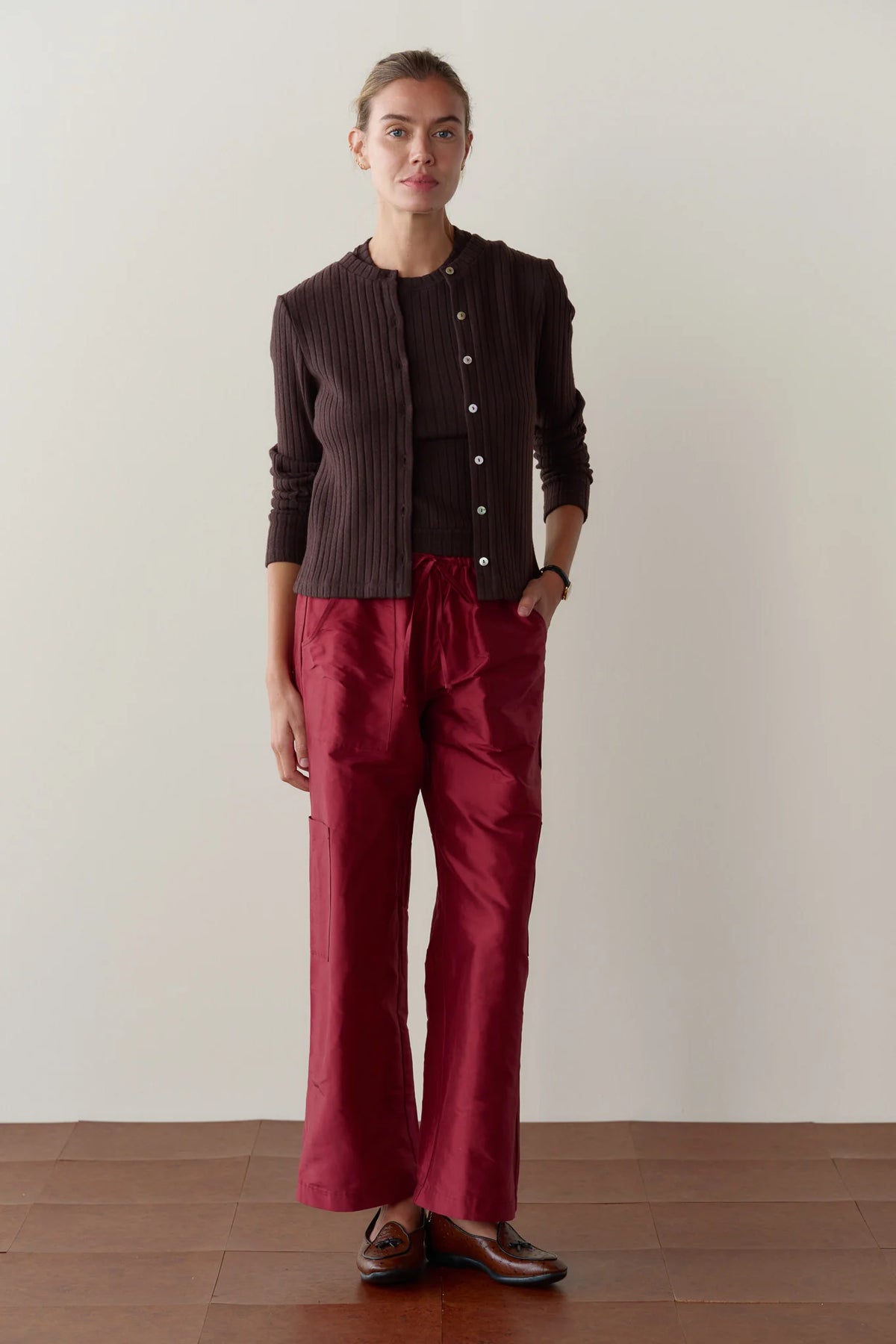 Sik Taffeta Cargo Pant