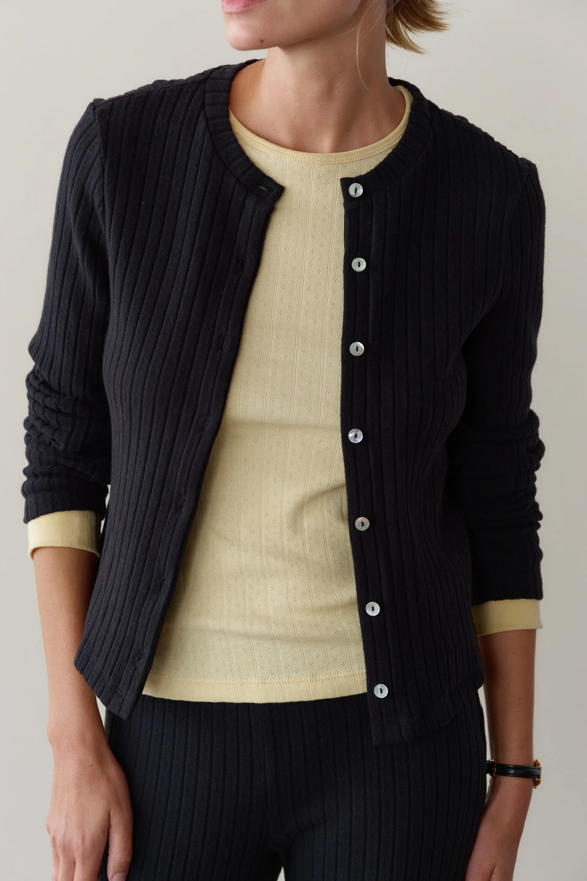 Sweater Rib Cardi