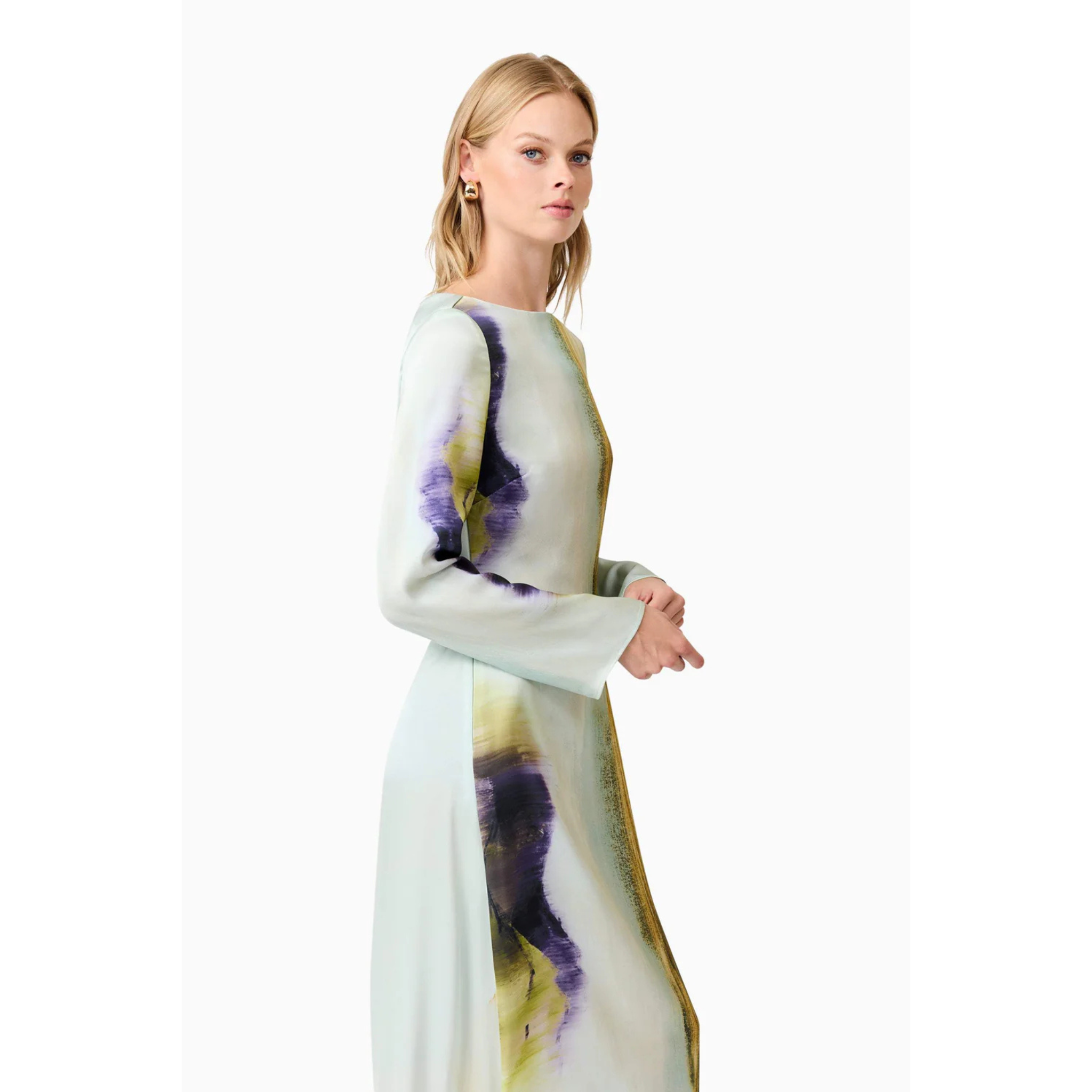 Willow Satin Midi Dress