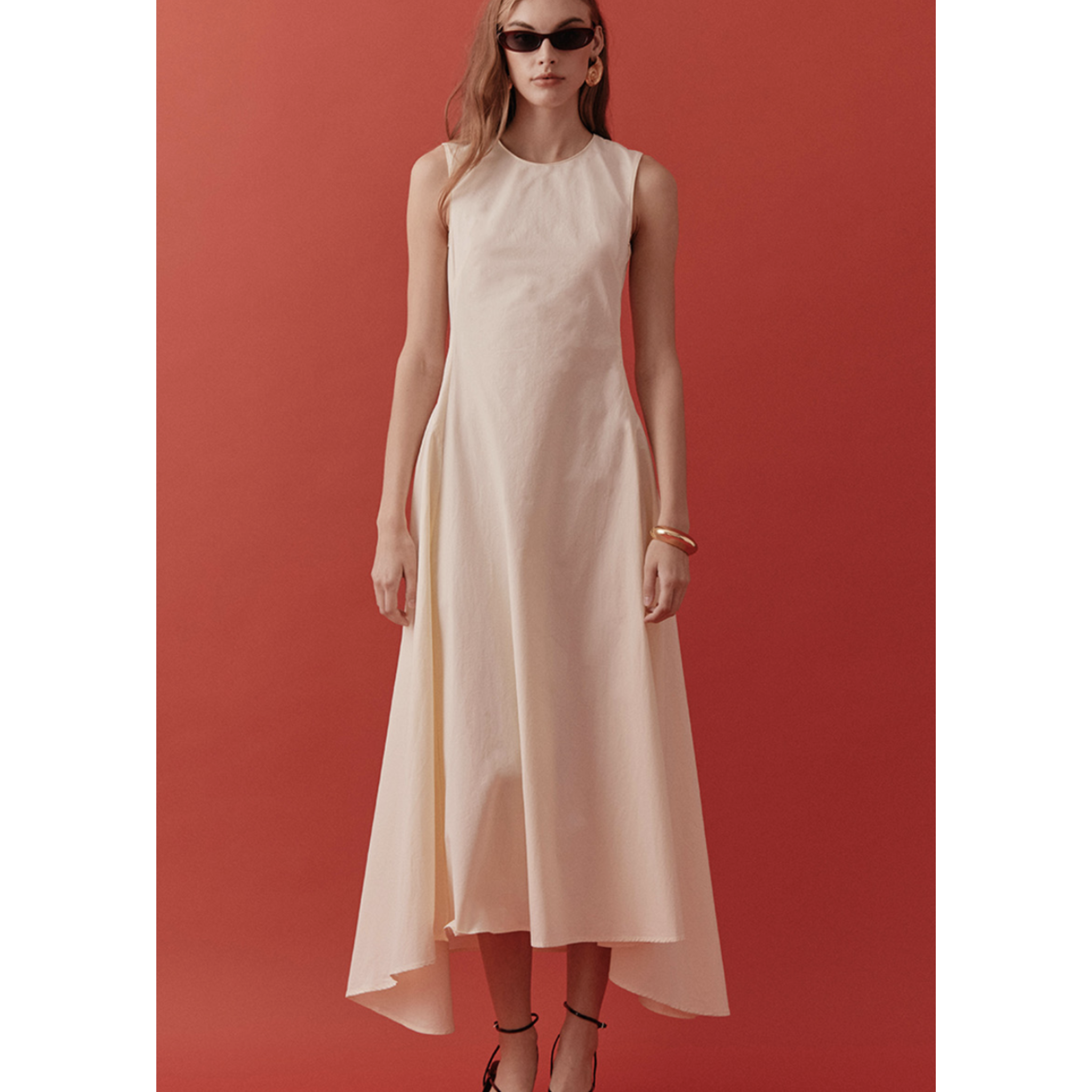 Maude Club Flared Maxi Dress