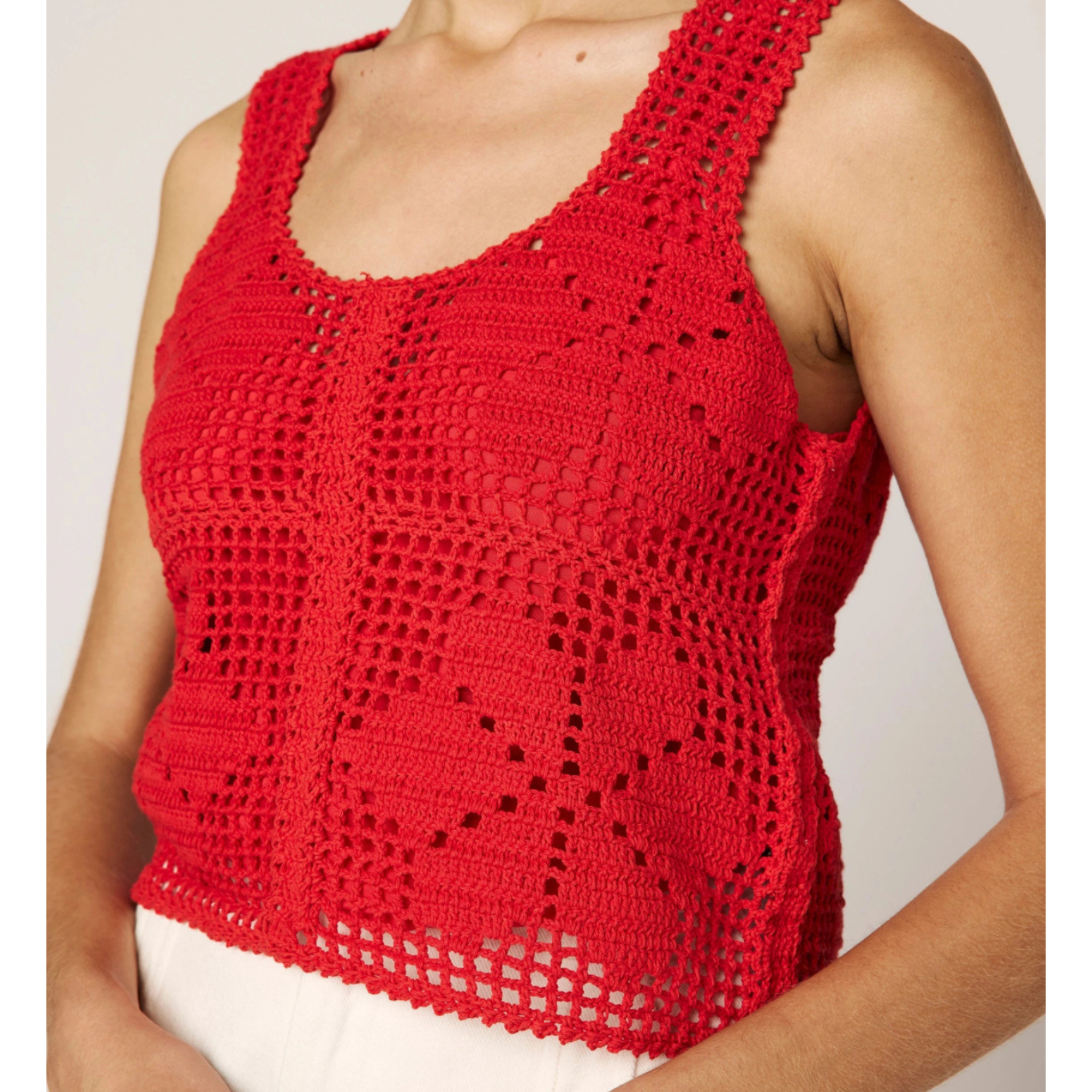 Miyuki Crochet Top