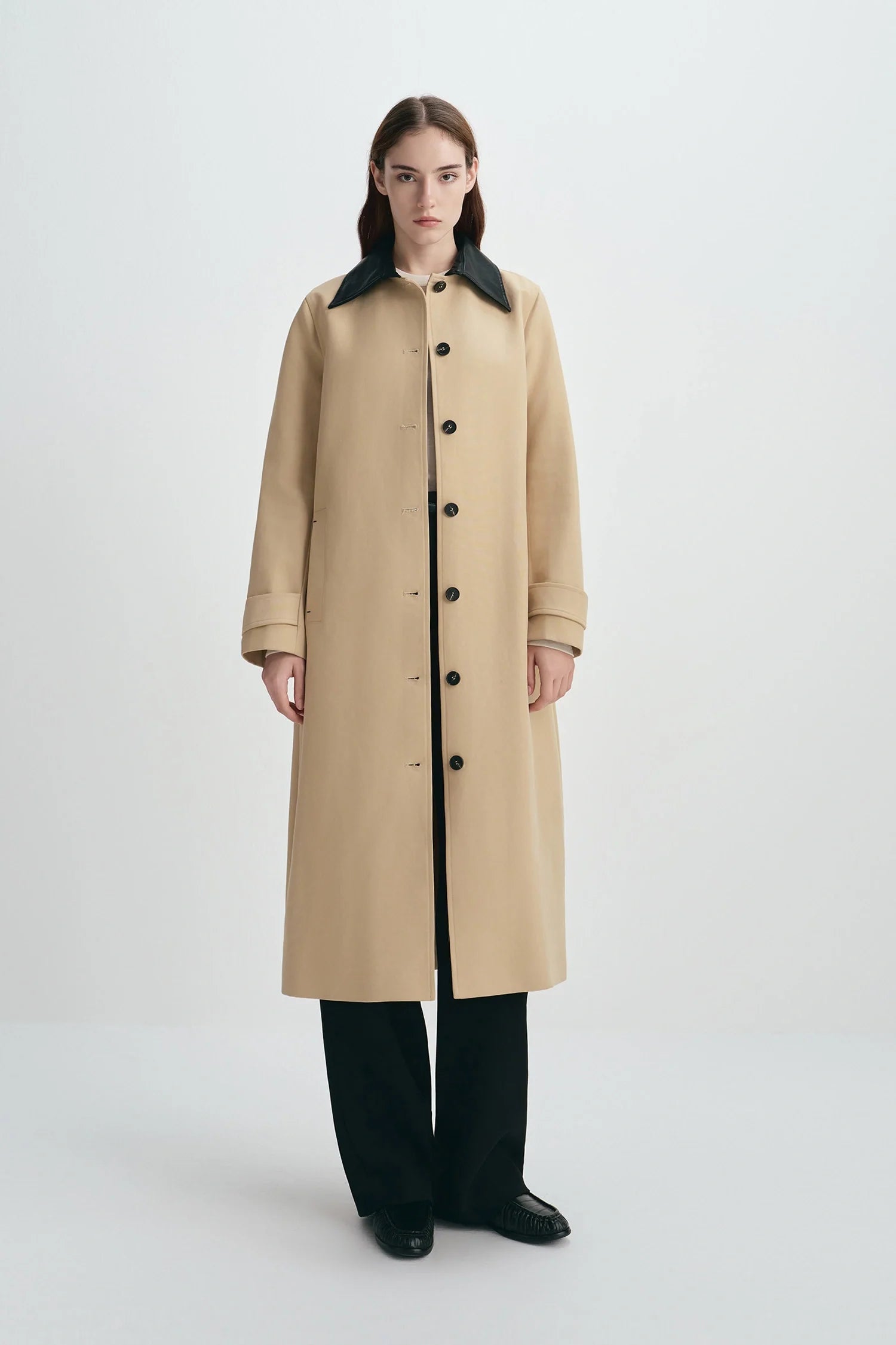Vinni Pu Collar Car Coat
