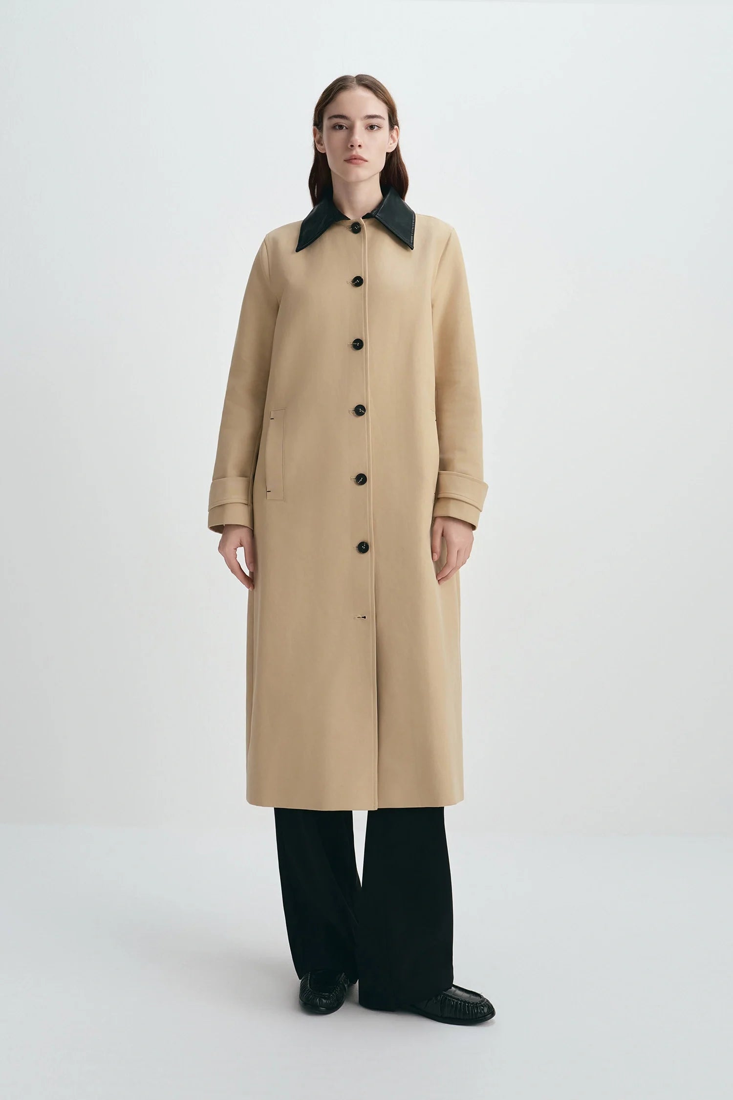 Vinni Pu Collar Car Coat