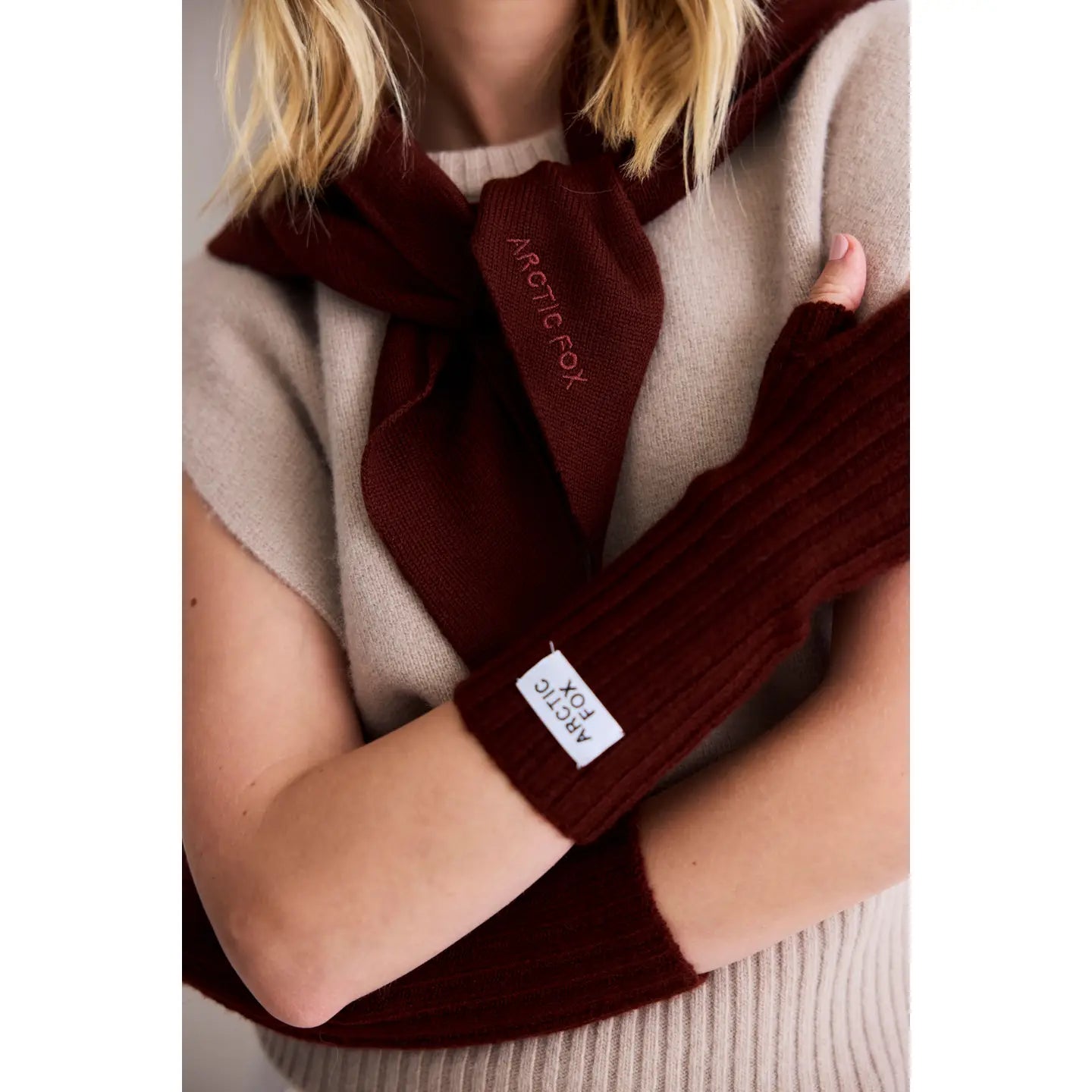 Merino Wool Fingerless Gloves