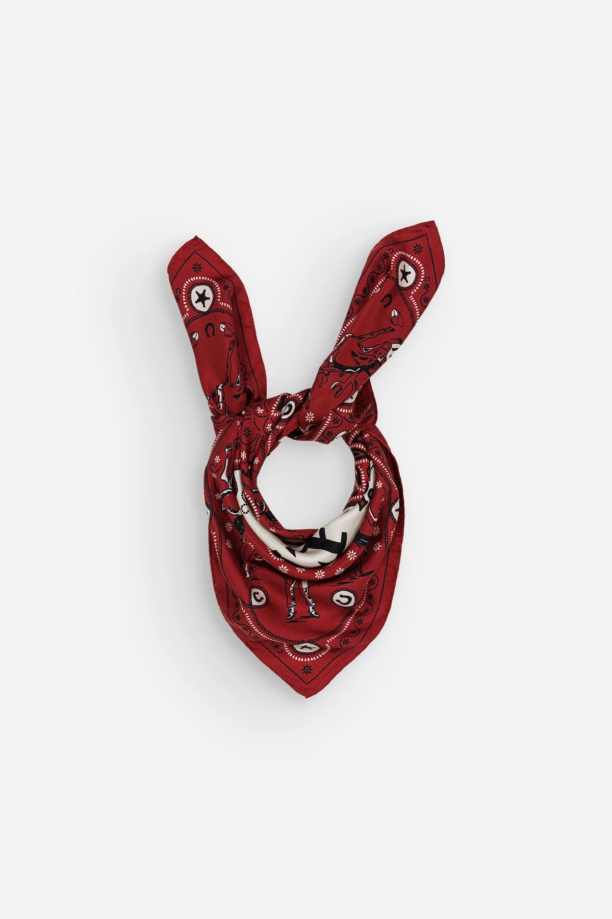 Far West Bordeaux Scarf Silk
