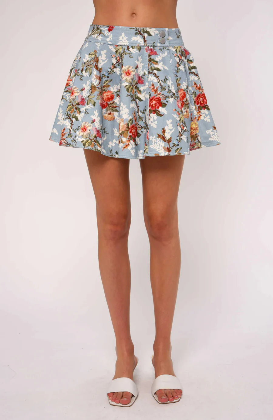 Lainy Denim Mini Skirt