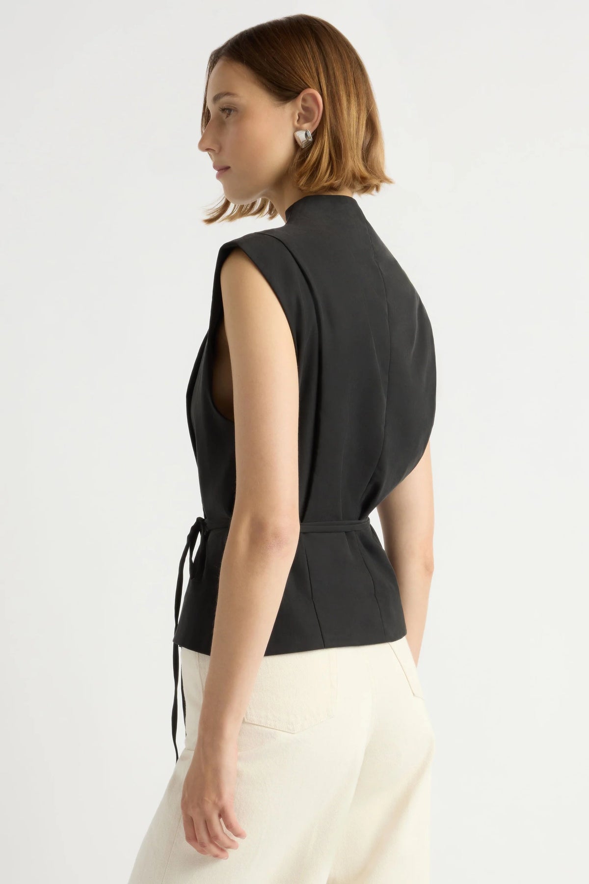 Leandra Tie Wrap Vest