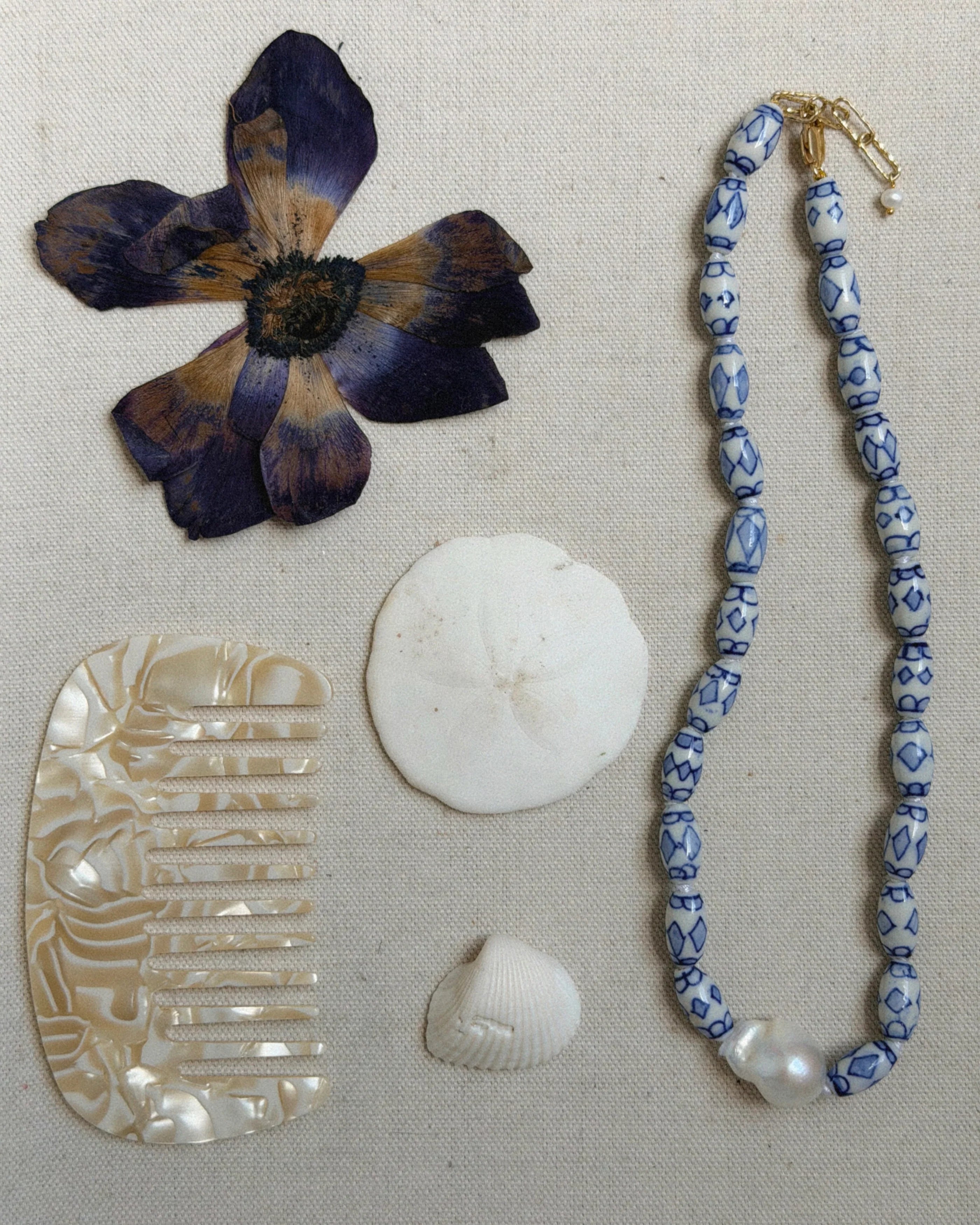 Porcelain Tide Necklace