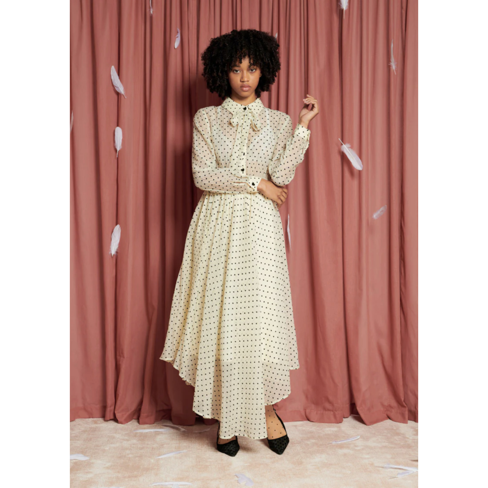 Dove Hearts Maxi Dress