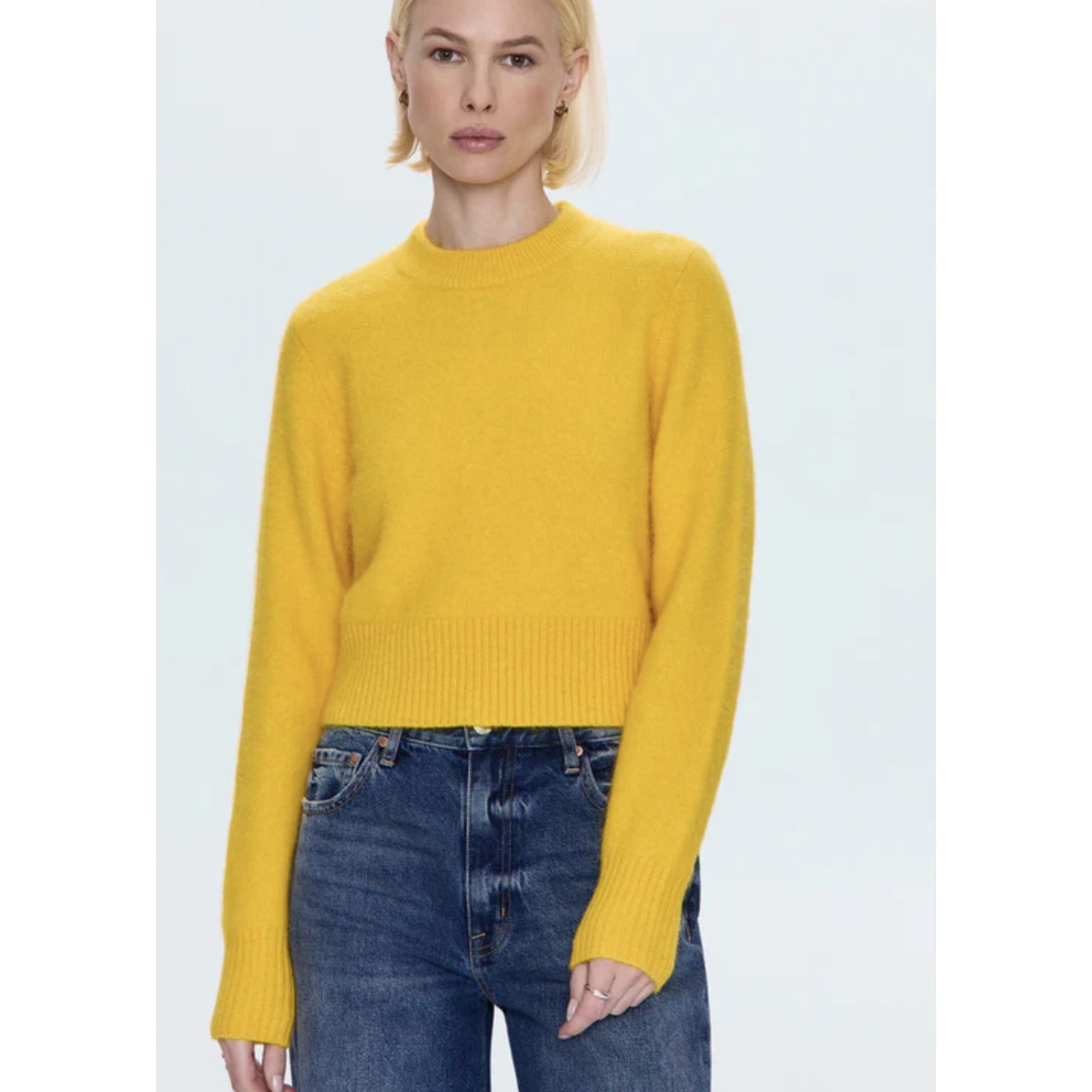 Sara Shrunken Crewneck Sweater