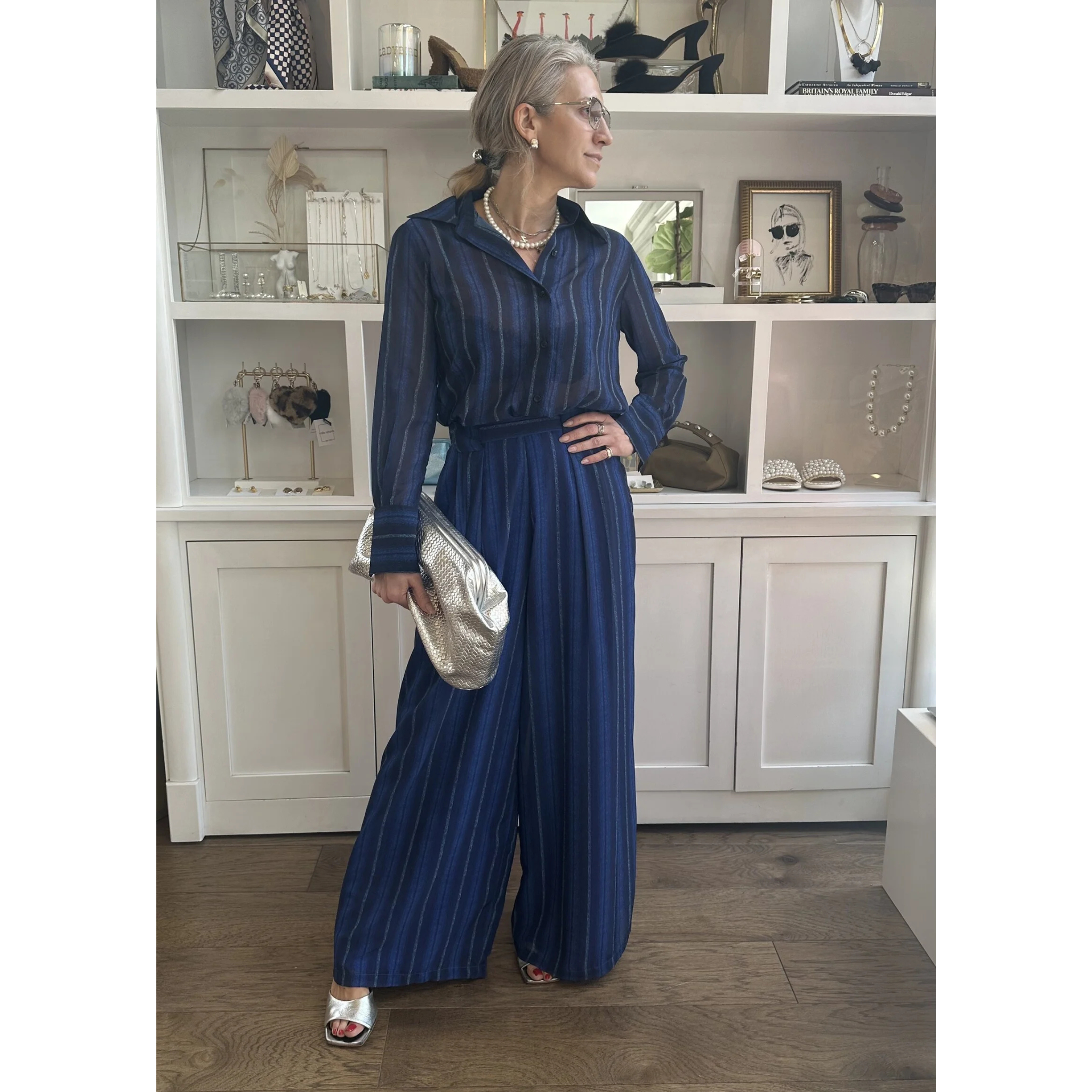 Odette Striped Trouser