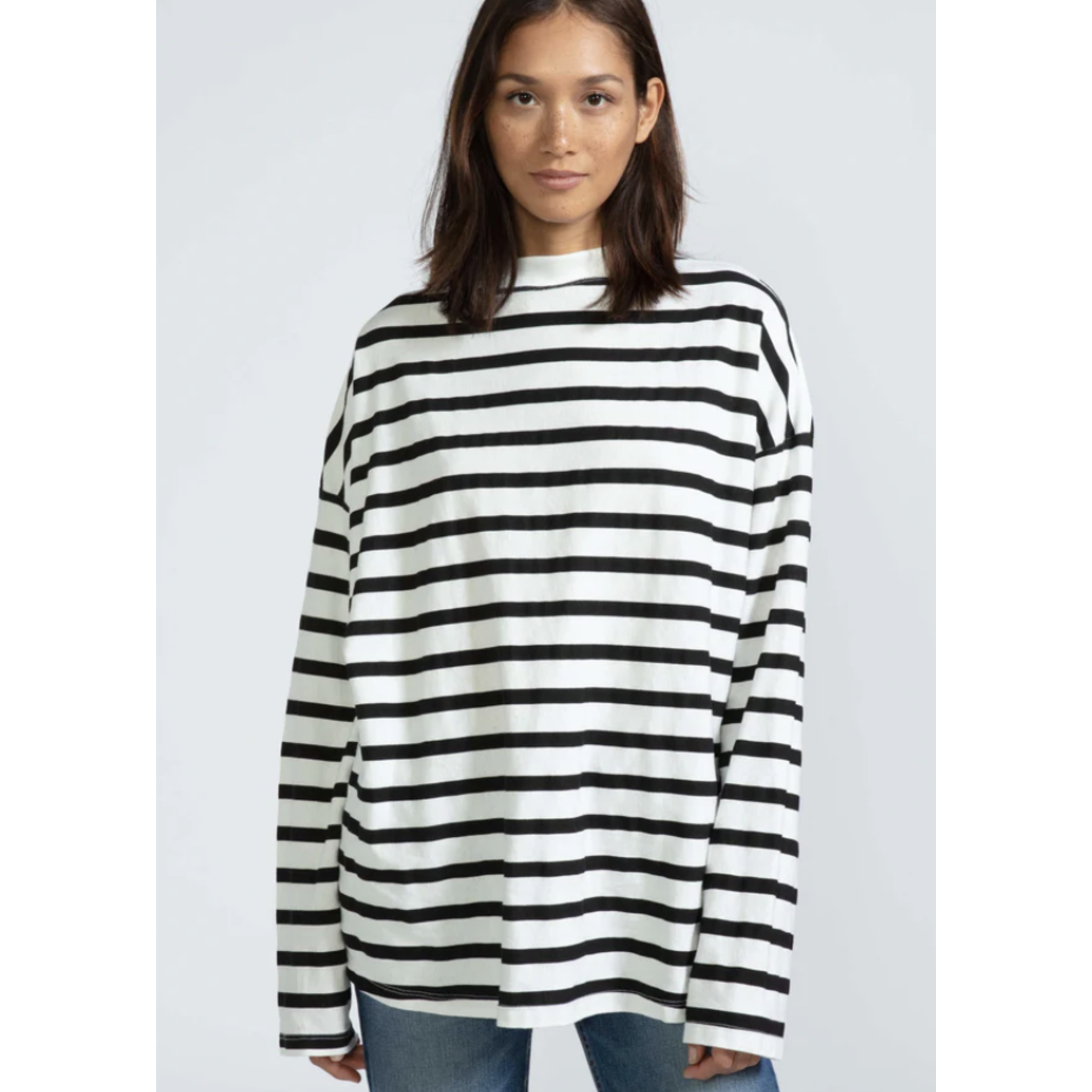 Stripe LS Tee