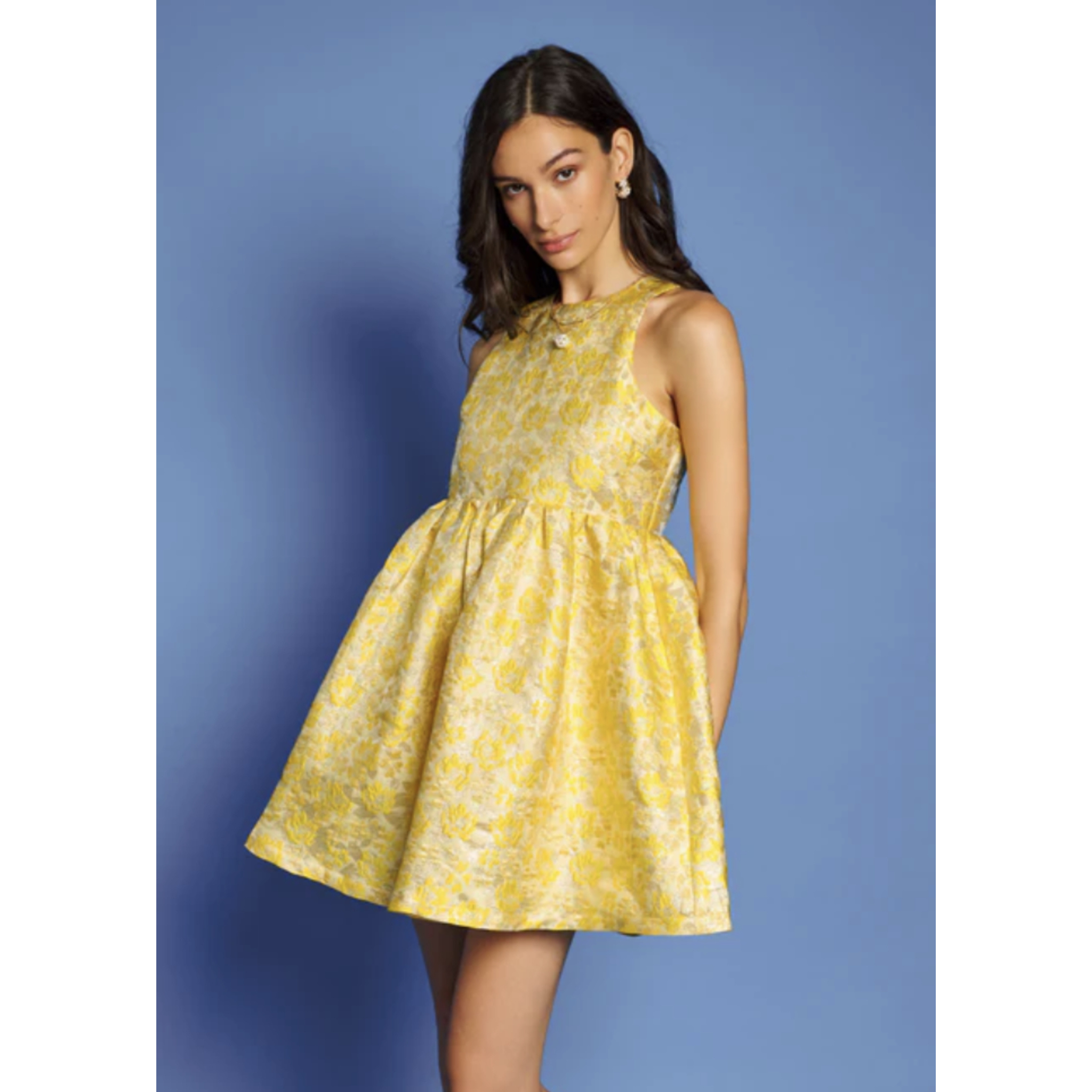 Shimmer Jacquard Mini