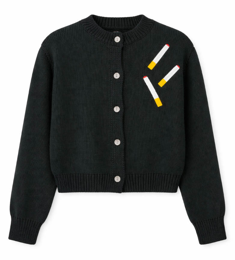Mr Rogers Cigarette Cardigan