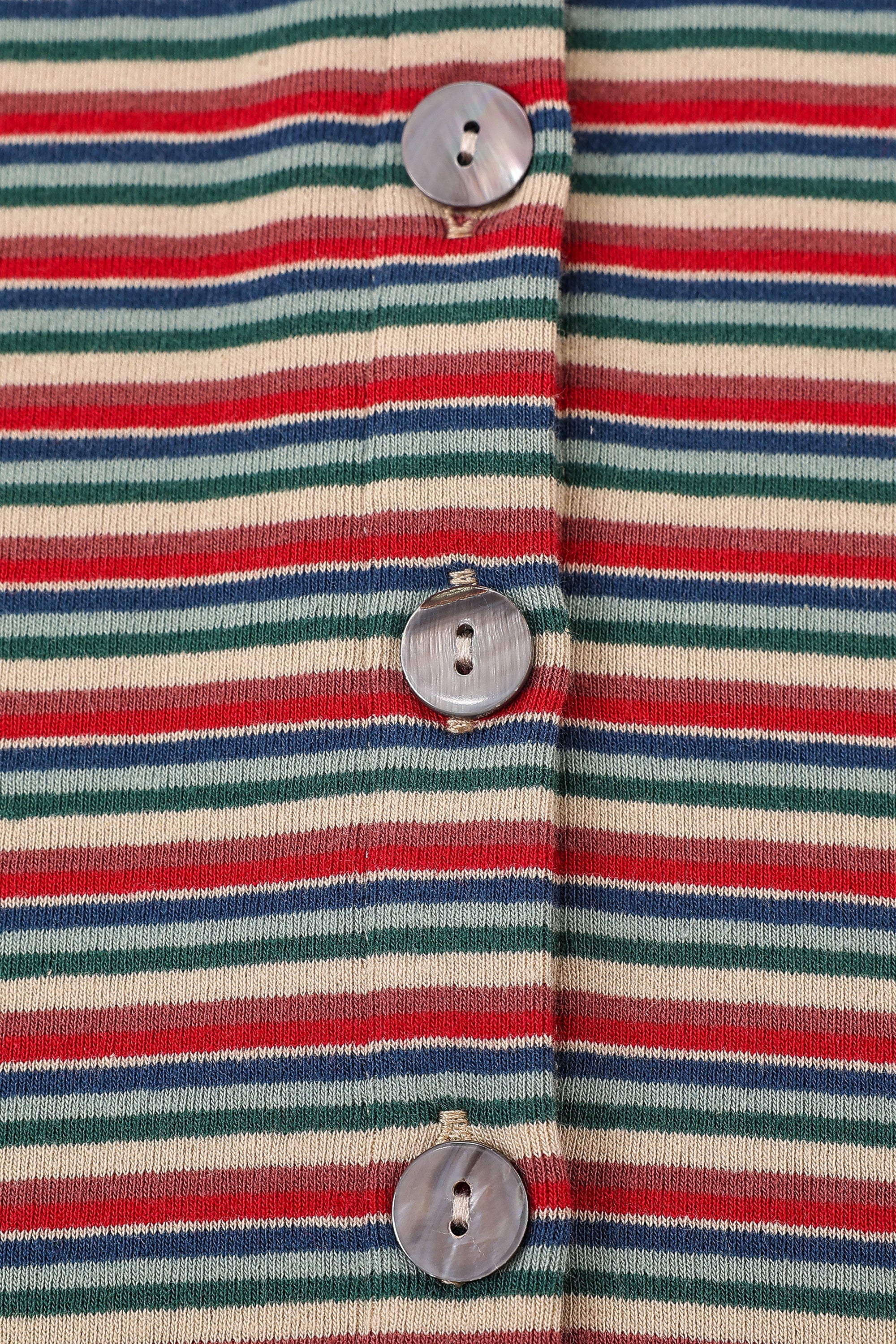 Monsanto Stripe Long Sleeve Top