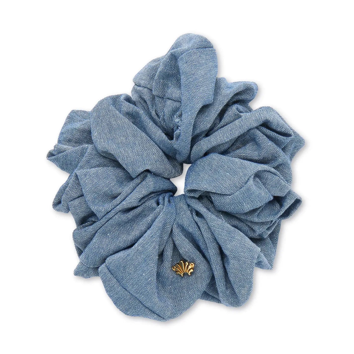 Chambray Oversized Scrunchie