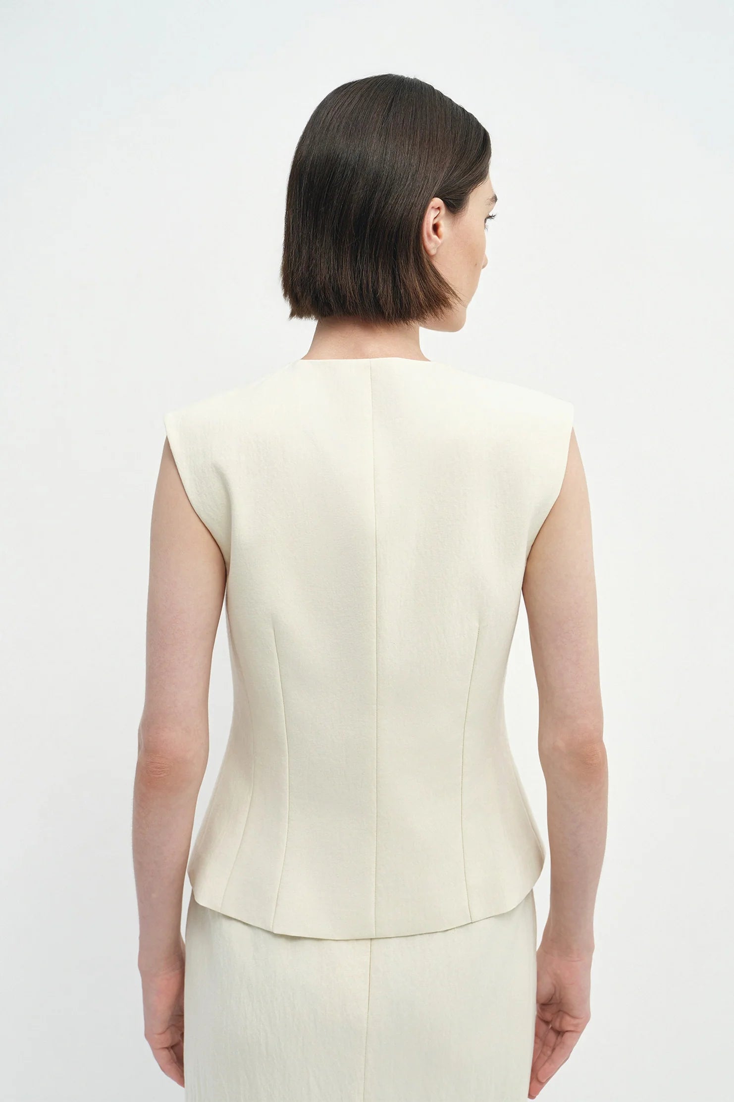 Elira Button Front Vest