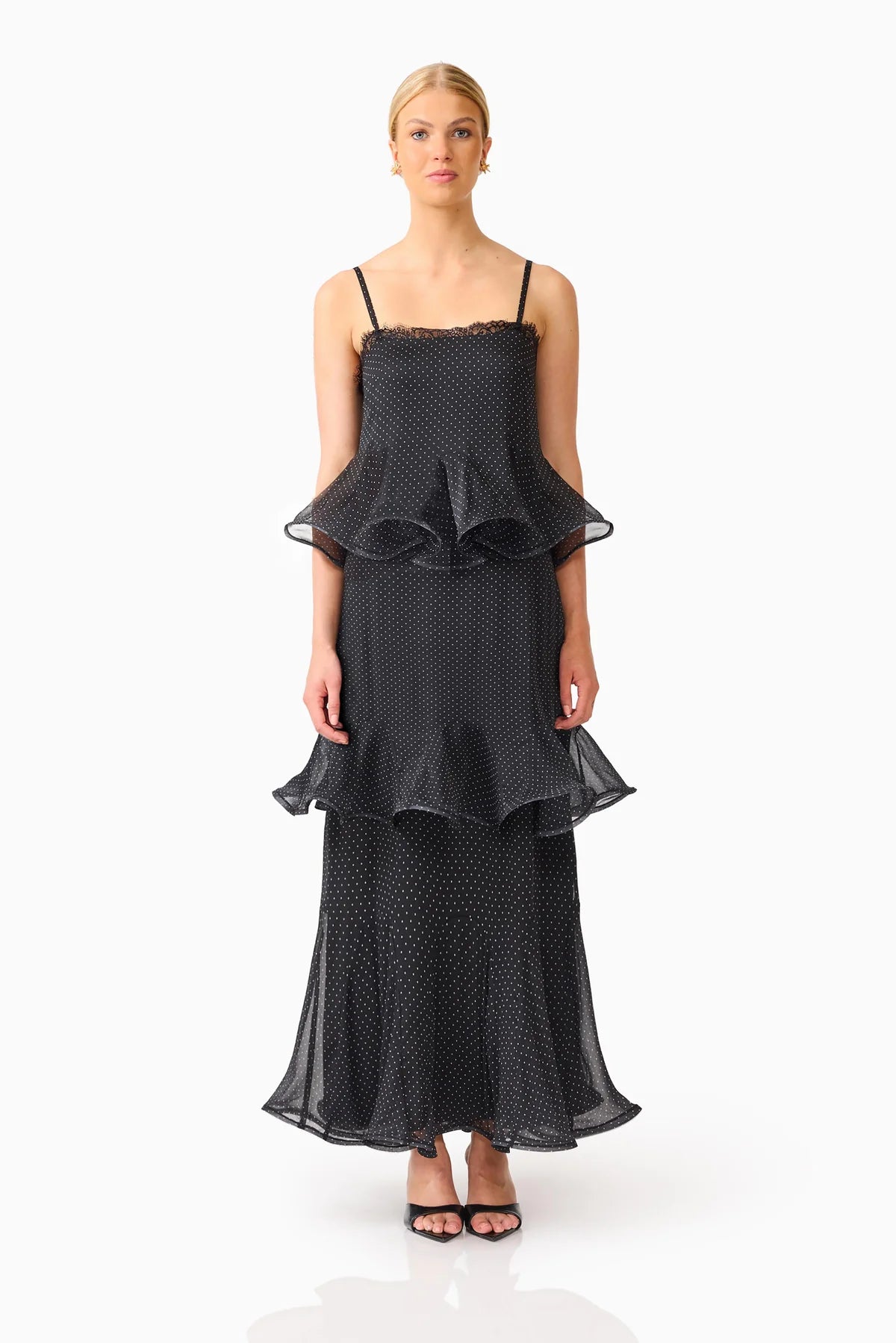 Bellini Square Neck Maxi Dress
